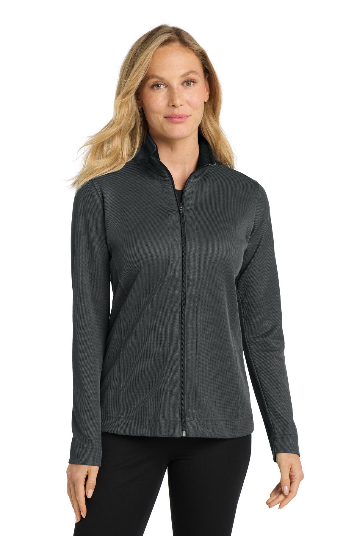 Port Authority ® Women's Vertical Texture Full-Zip Jacket. L805 - Port Authority L805