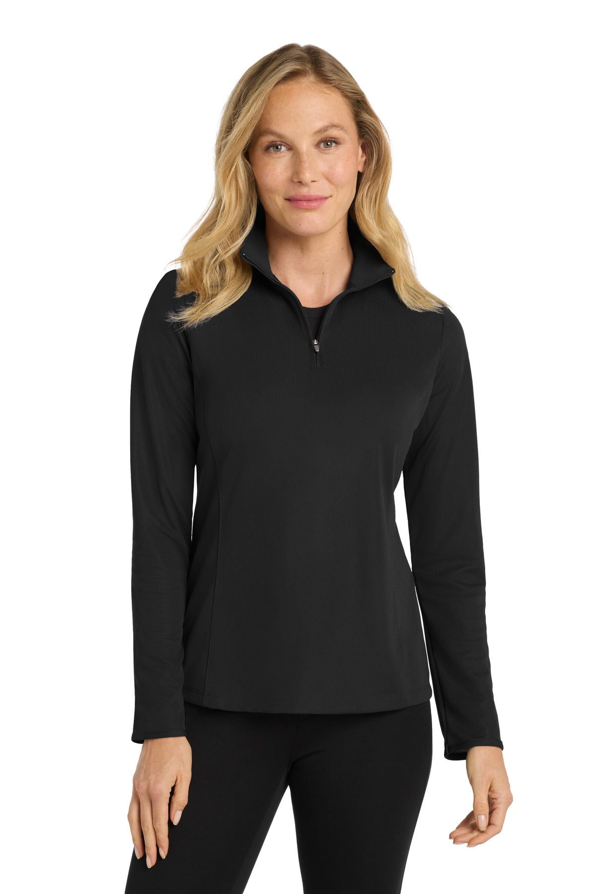 Port Authority L806 Women's Pinpoint Mesh 1/2-Zip