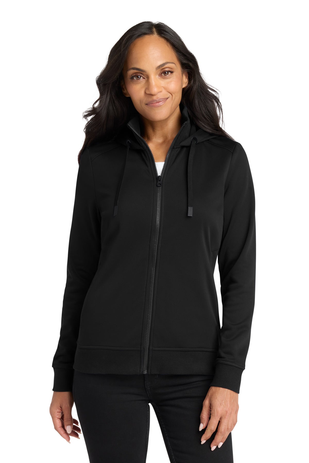 Port Authority L814 Women's Smooth Fleece Hooded Jacket