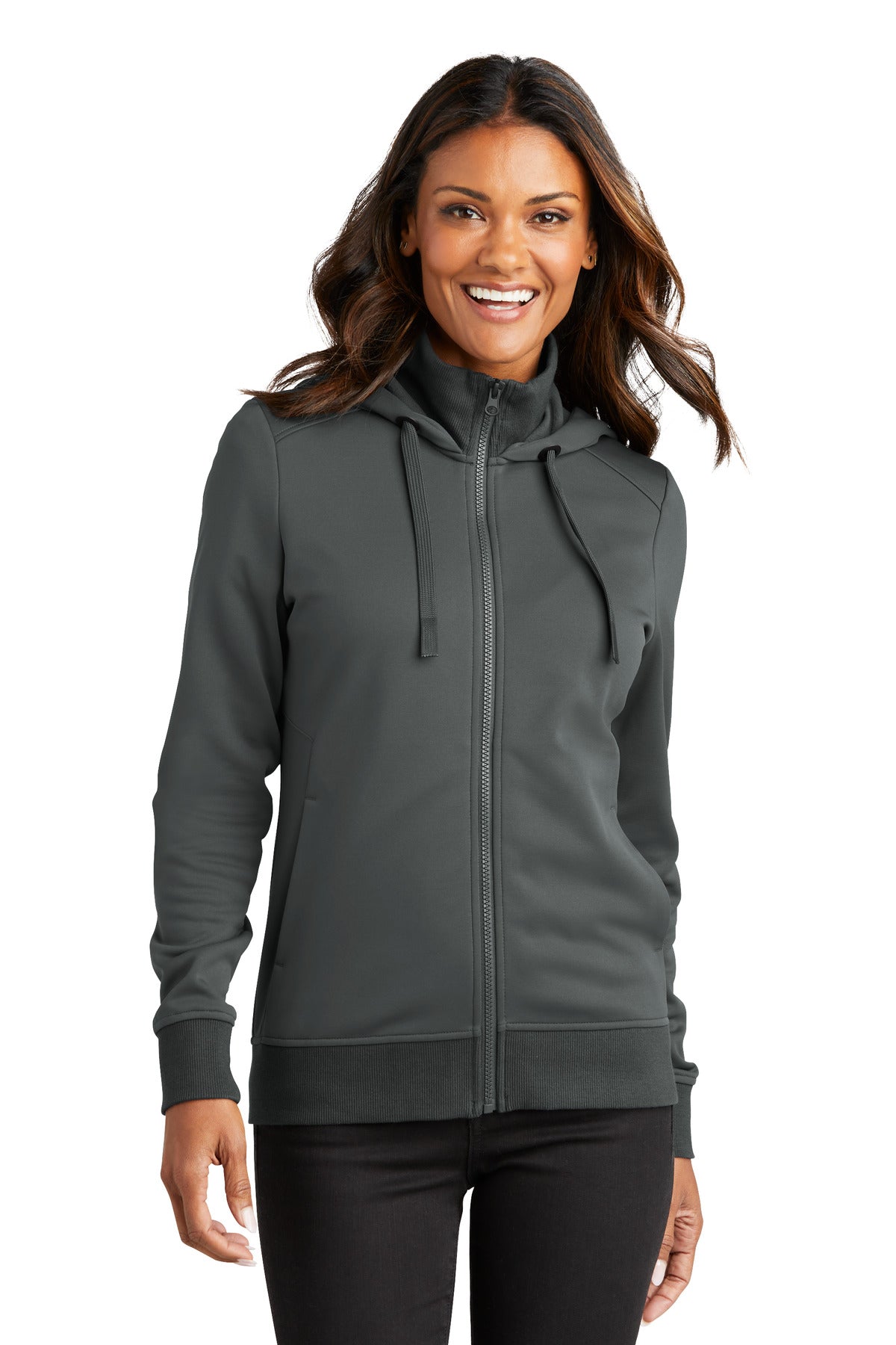 Port Authority ® Women's Smooth Fleece Hooded Jacket L814 - Port Authority L814