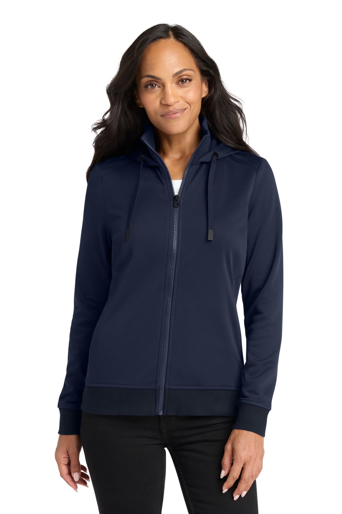 Port Authority L814 Women's Smooth Fleece Hooded Jacket
