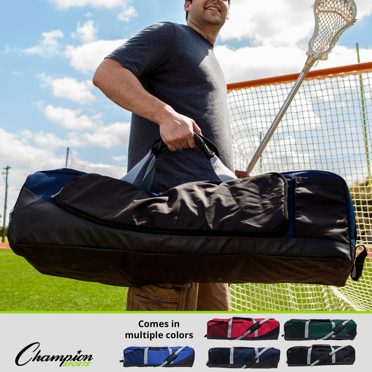 LACROSSE EQUIPMENT BAG RED