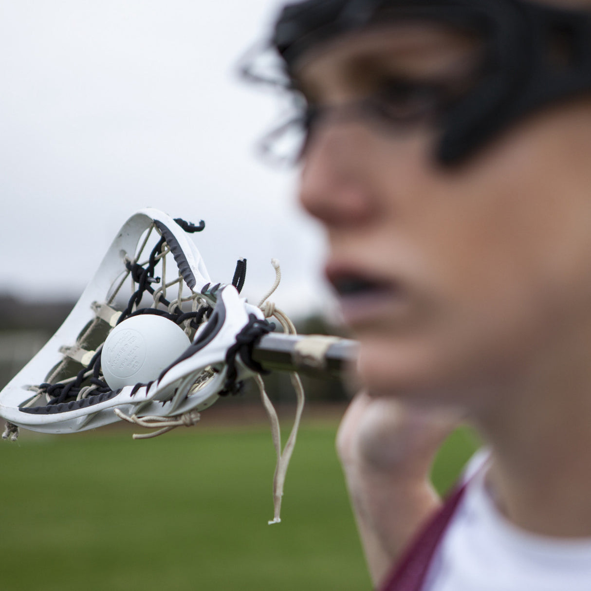 LACROSSE BALL SET WHITE, 3-PACK