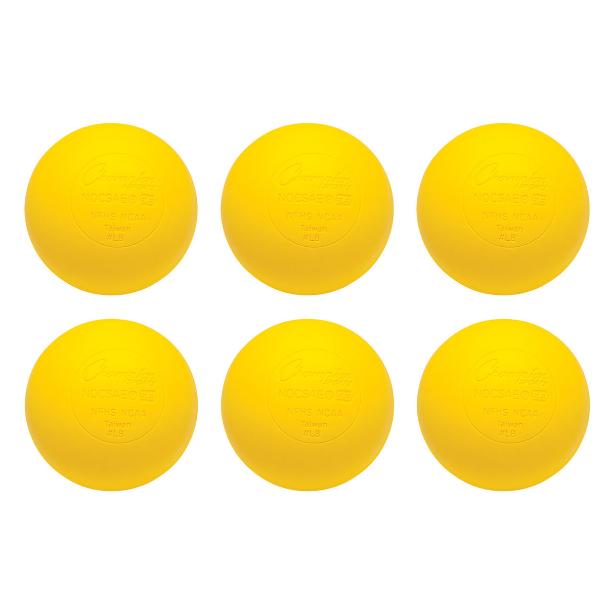 LACROSSE BALL SET WHITE, 3-PACK