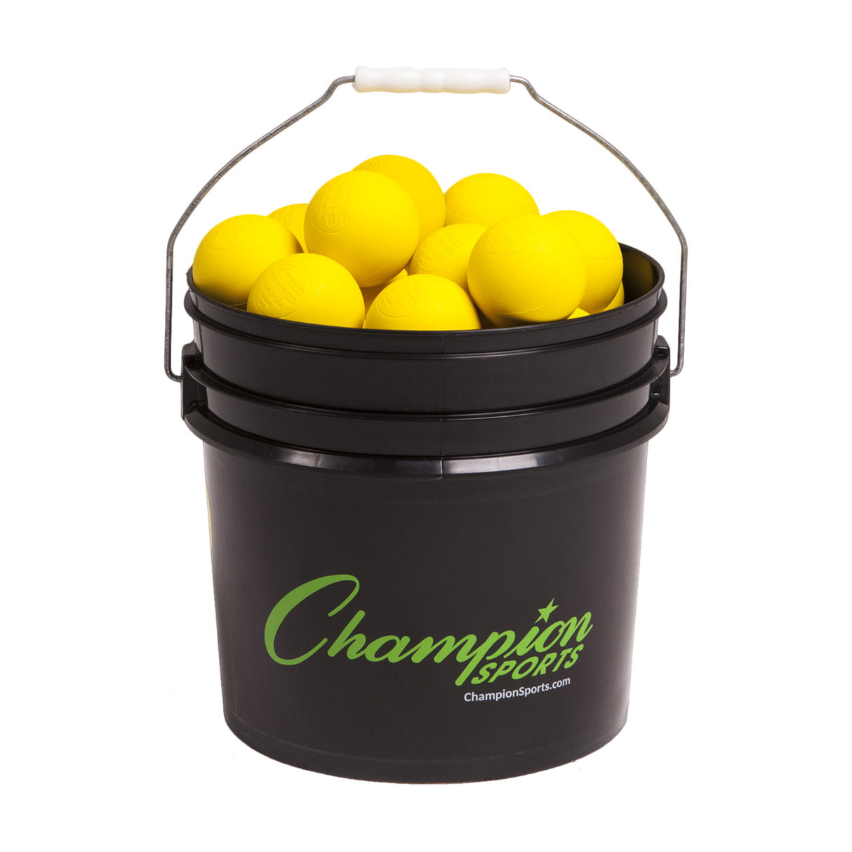 LACROSSE BALL BUCKET WHITE