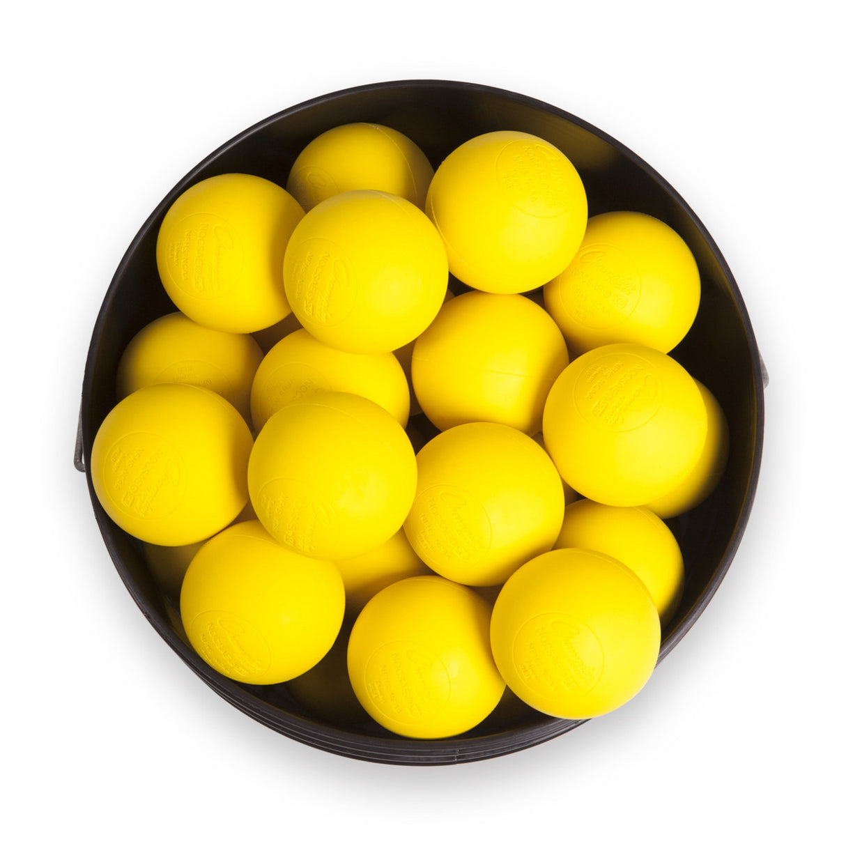LACROSSE BALL BUCKET WHITE