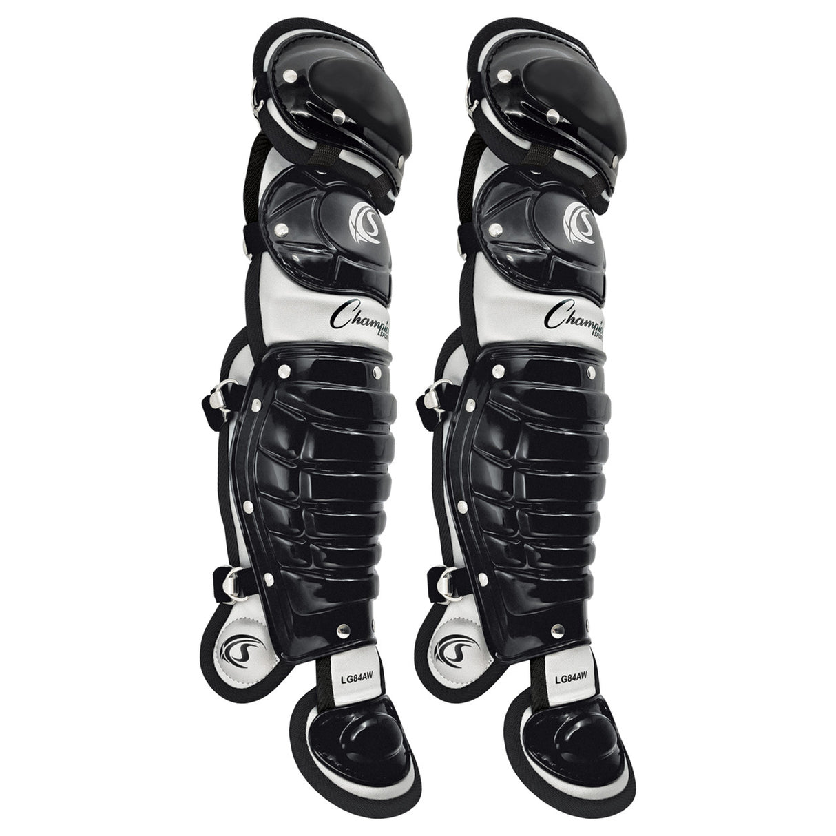 Champion Sports DOUBLE KNEE BASEBALL SHIN GUARDS WITH WINGS 13" L, AGES 9-12