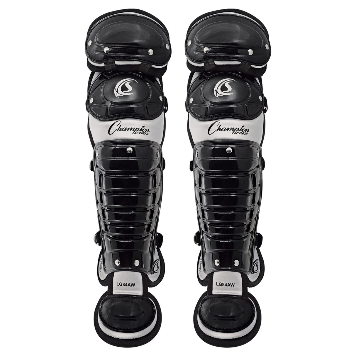 Champion Sports DOUBLE KNEE BASEBALL SHIN GUARDS WITH WINGS 13" L, AGES 9-12