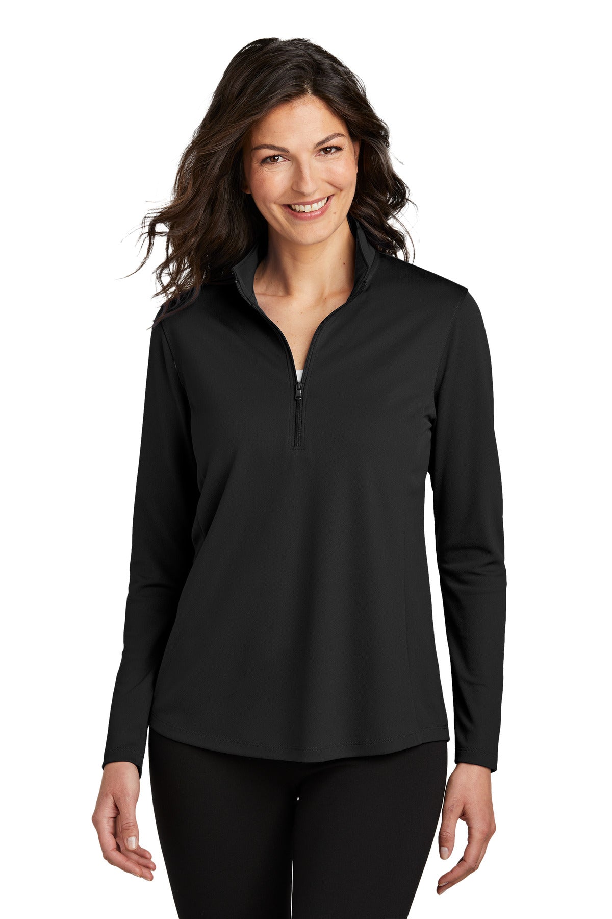Port Authority LK112 Women's Dry Zone UV Micro-Mesh 1/4-Zip | Wholesale