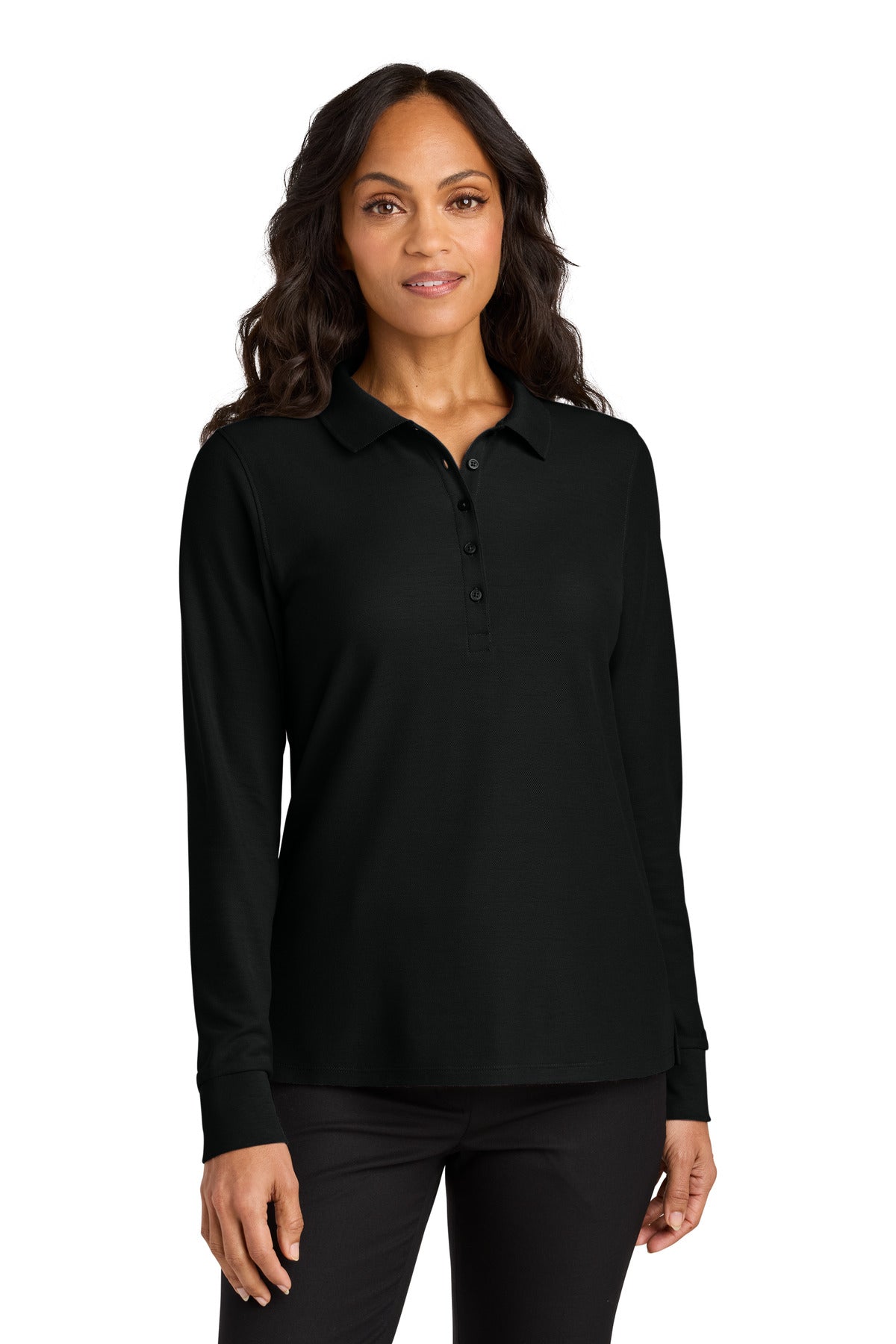 Port Authority ® Women's Wearever Signature Pique Long Sleeve Polo LK200LS - Port Authority LK200LS