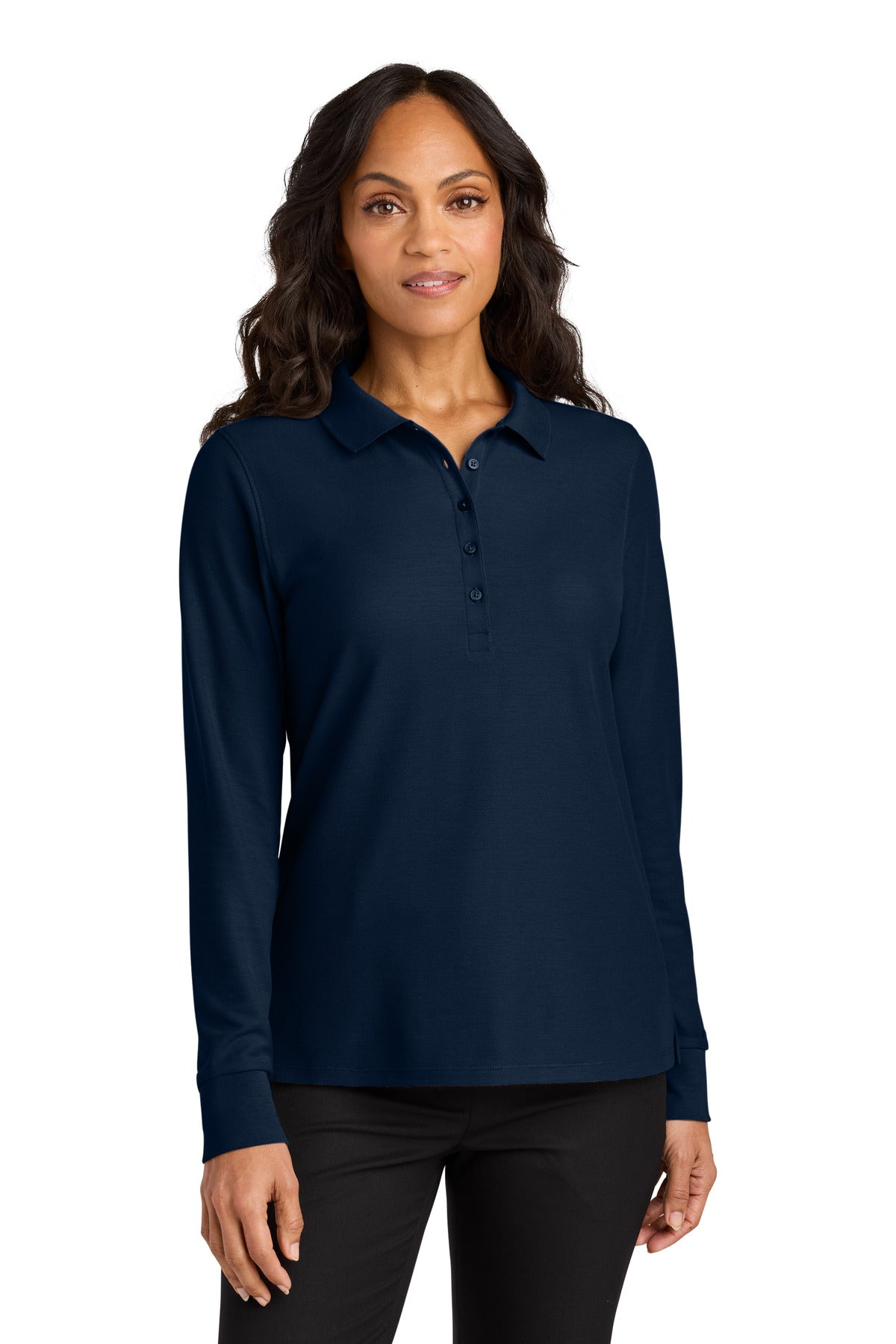 Port Authority ® Women's Wearever Signature Pique Long Sleeve Polo LK200LS - Port Authority LK200LS