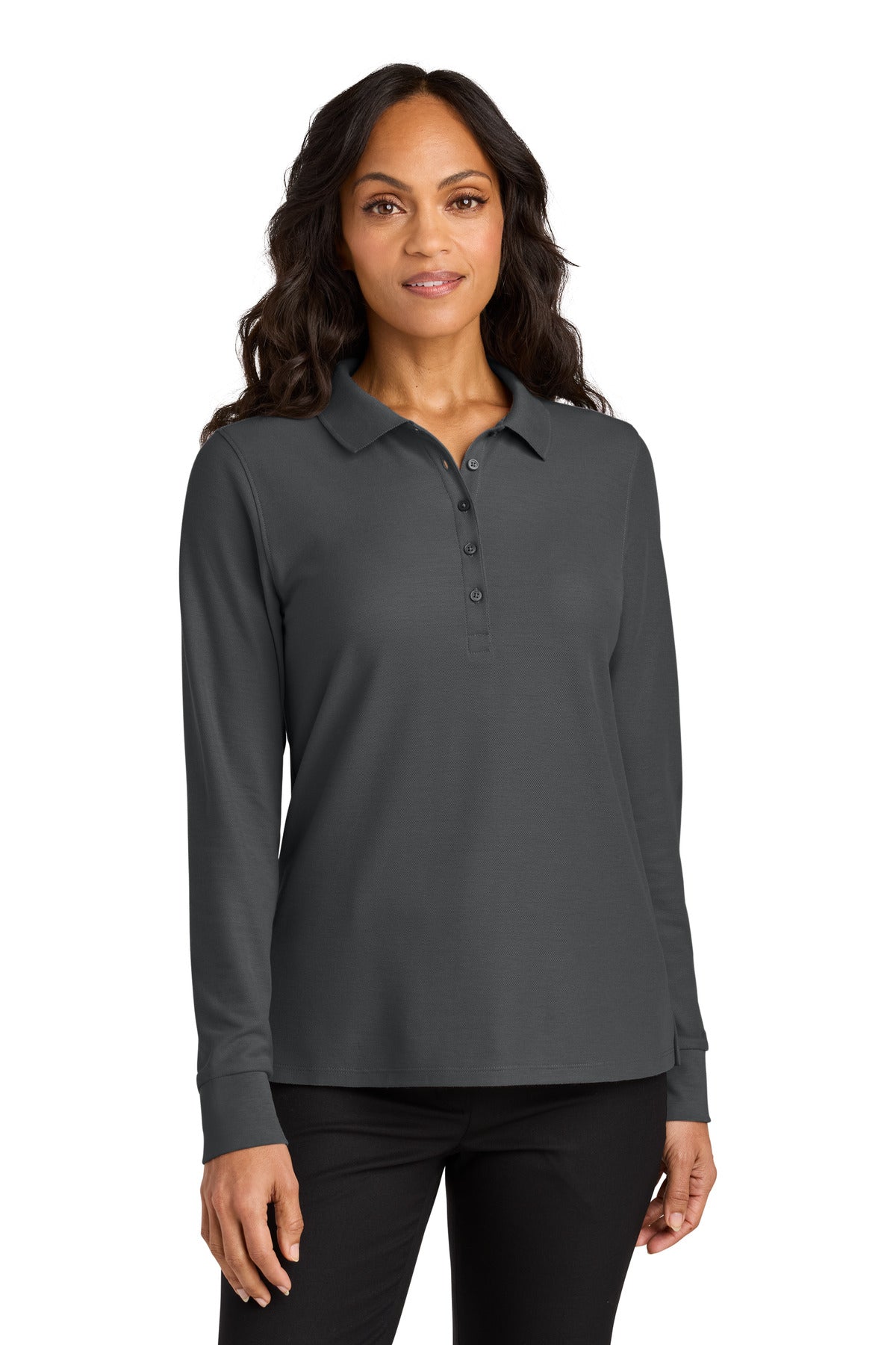 Port Authority ® Women's Wearever Signature Pique Long Sleeve Polo LK200LS - Port Authority LK200LS