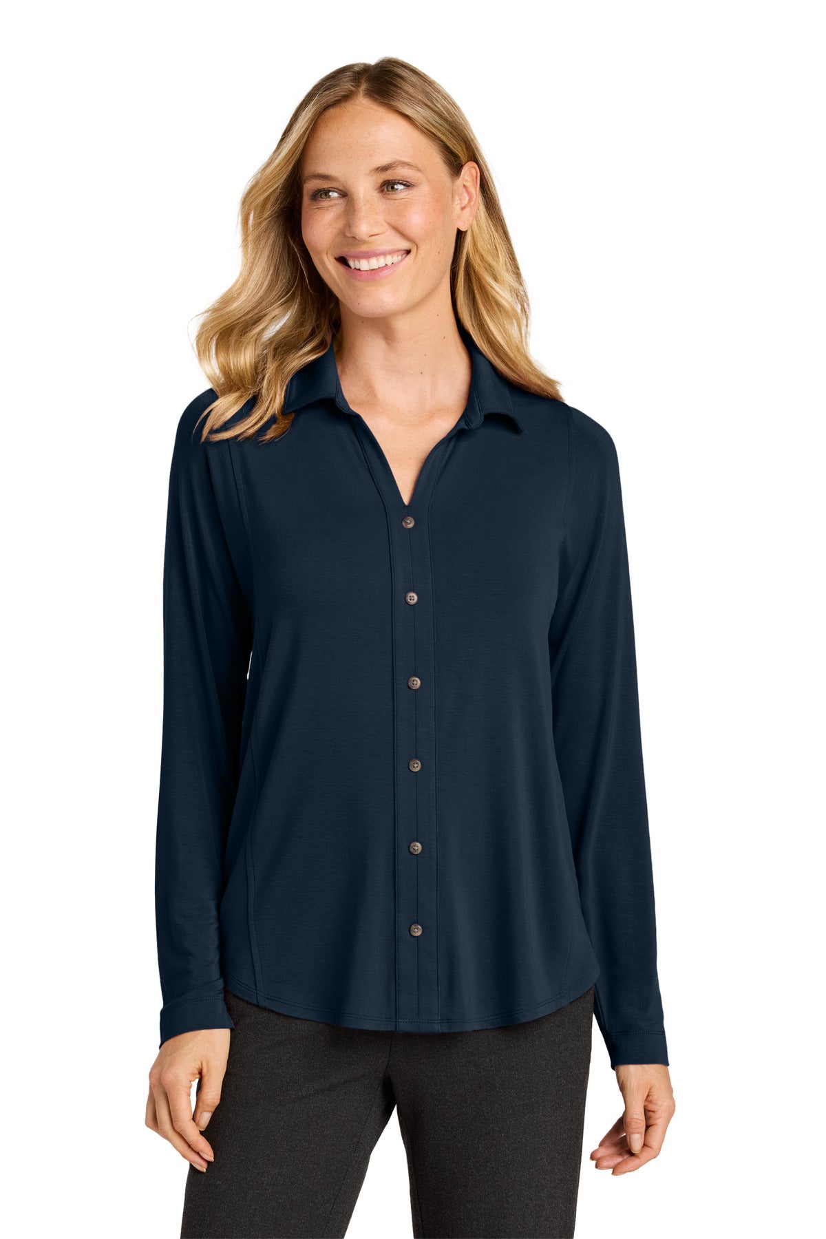 Port Authority LK5602 Women's Luxe Knit Button Tunic