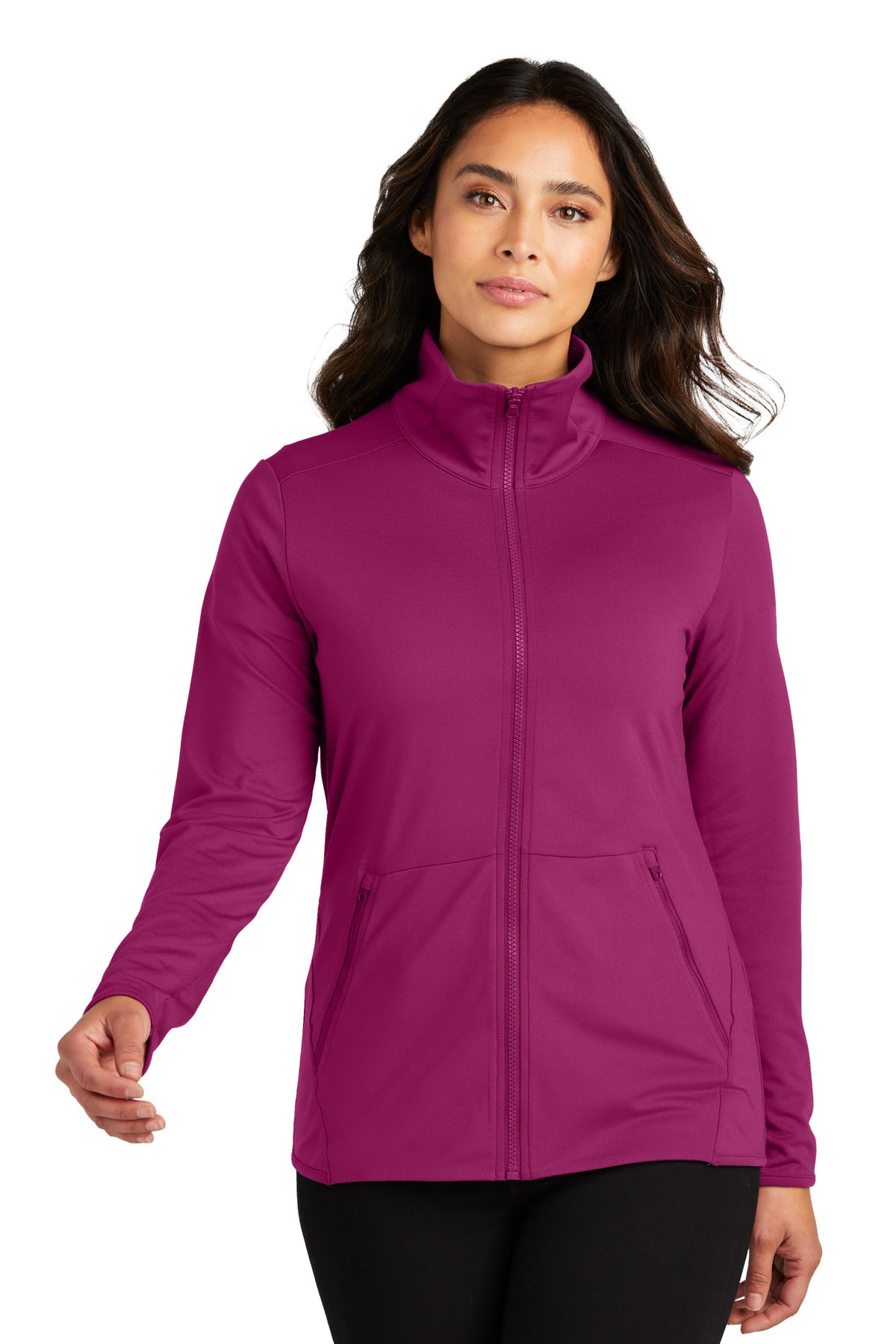 Port Authority ® Women's Accord Stretch Fleece Full-Zip LK595 - Port Authority LK595