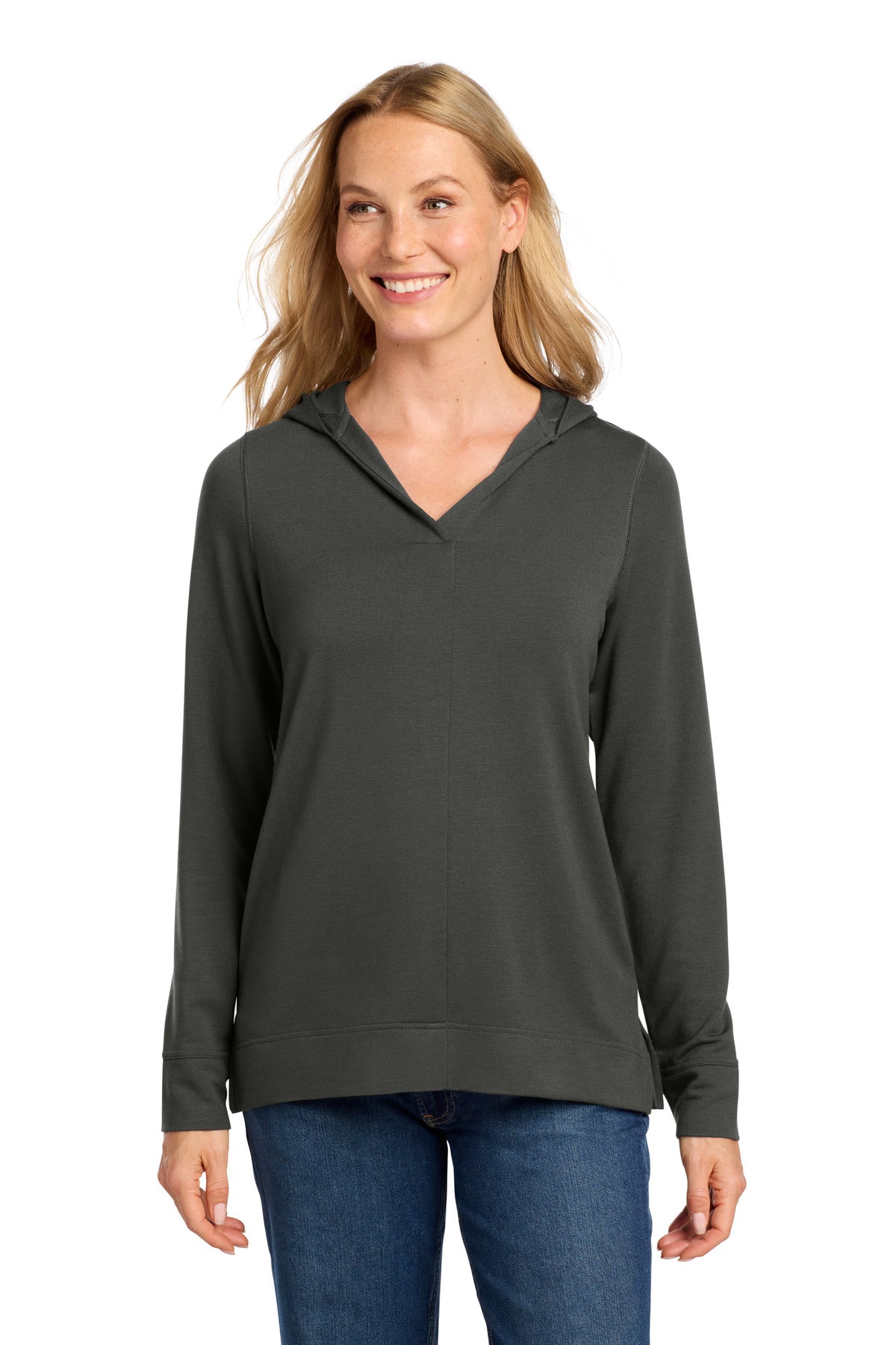 Port Authority ® Women's Microterry Pullover Hoodie LK826 - Port Authority LK826