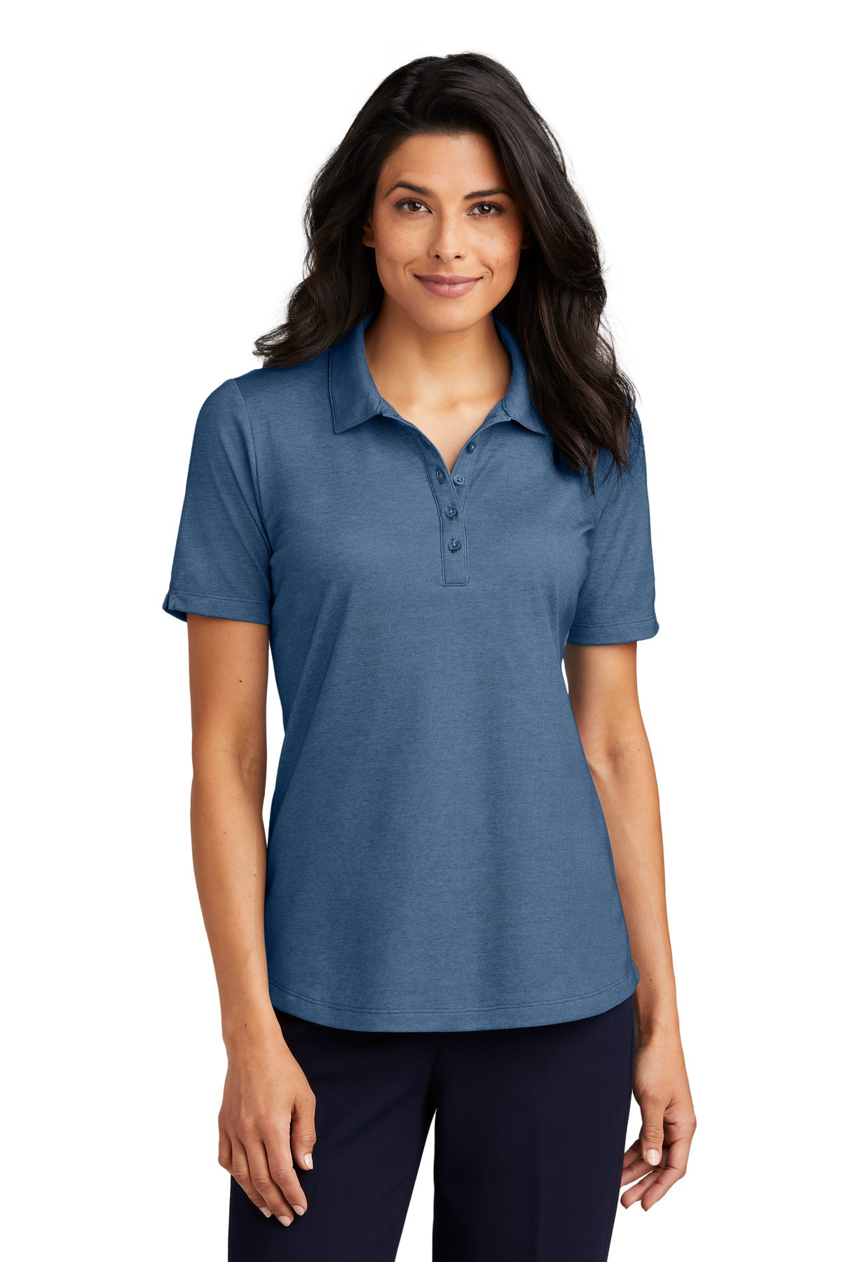 Port Authority ® Women's Fine Pique Blend Polo LK830 - Port Authority LK830