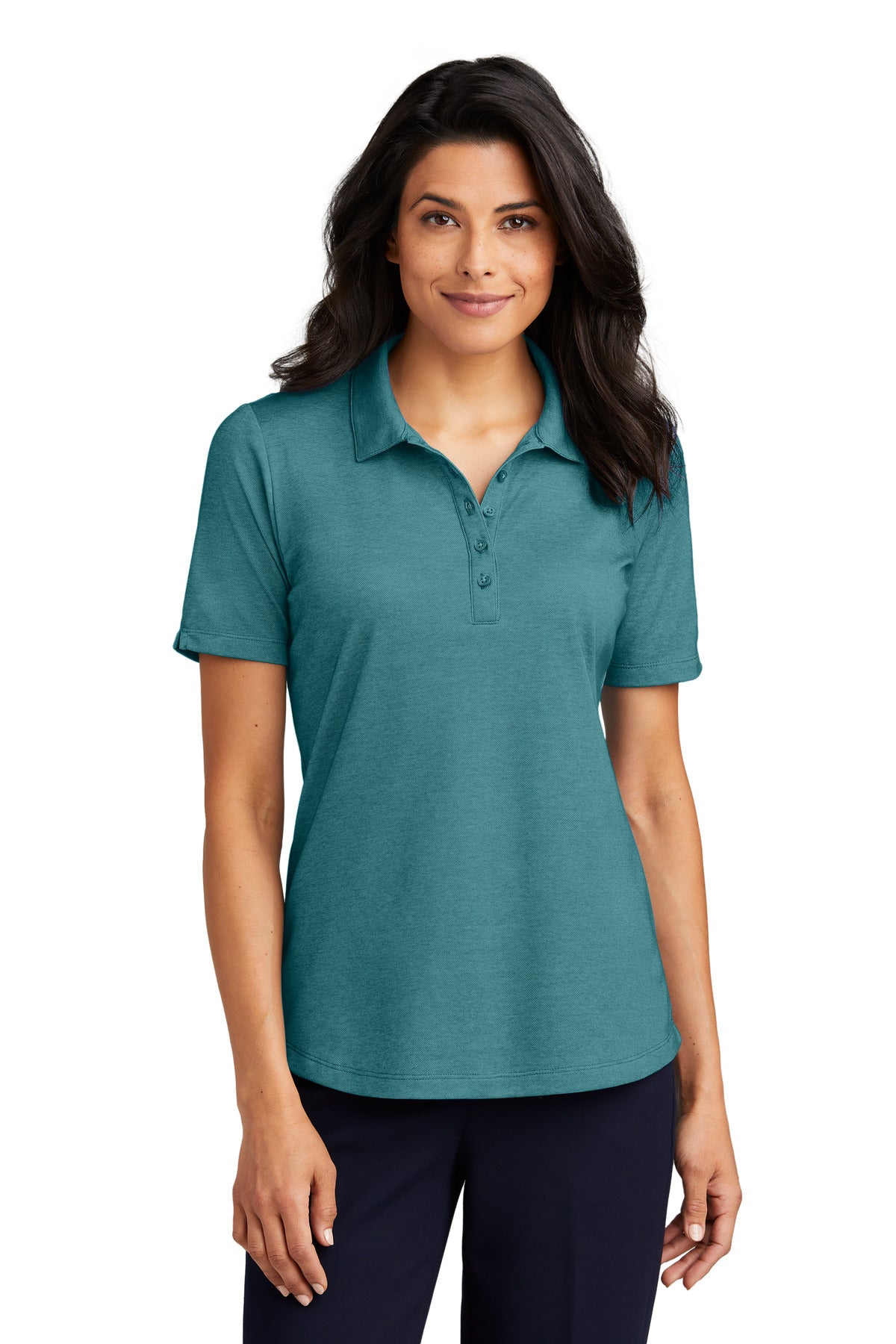 Port Authority ® Women's Fine Pique Blend Polo LK830 - Port Authority LK830