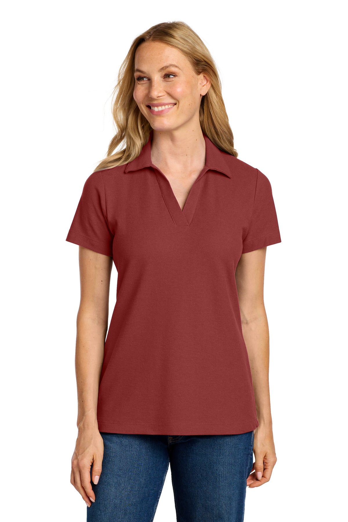 Port Authority ® Women's C-FREE ® Cotton Blend Pique Polo LK867 - Port Authority LK867