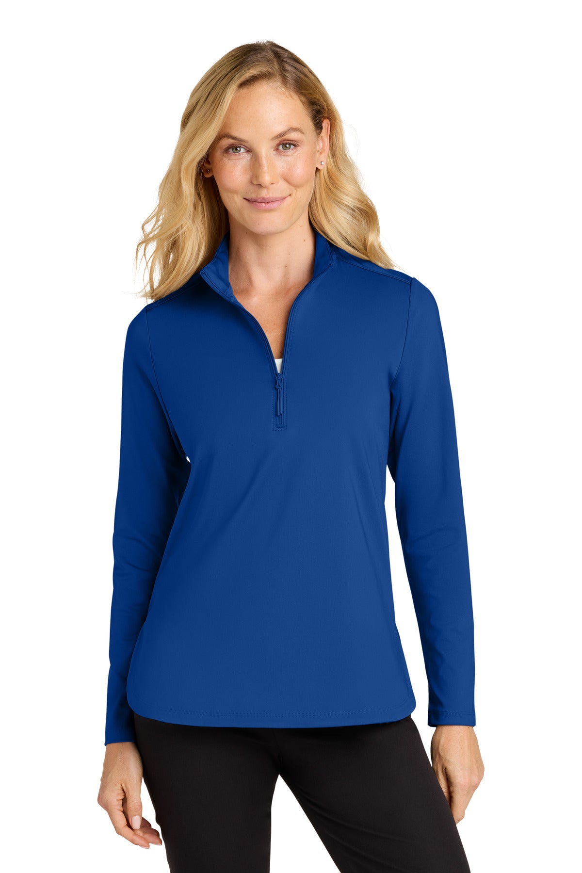 Port Authority LK880 Women's C-FREE Double Knit 1/4-Zip