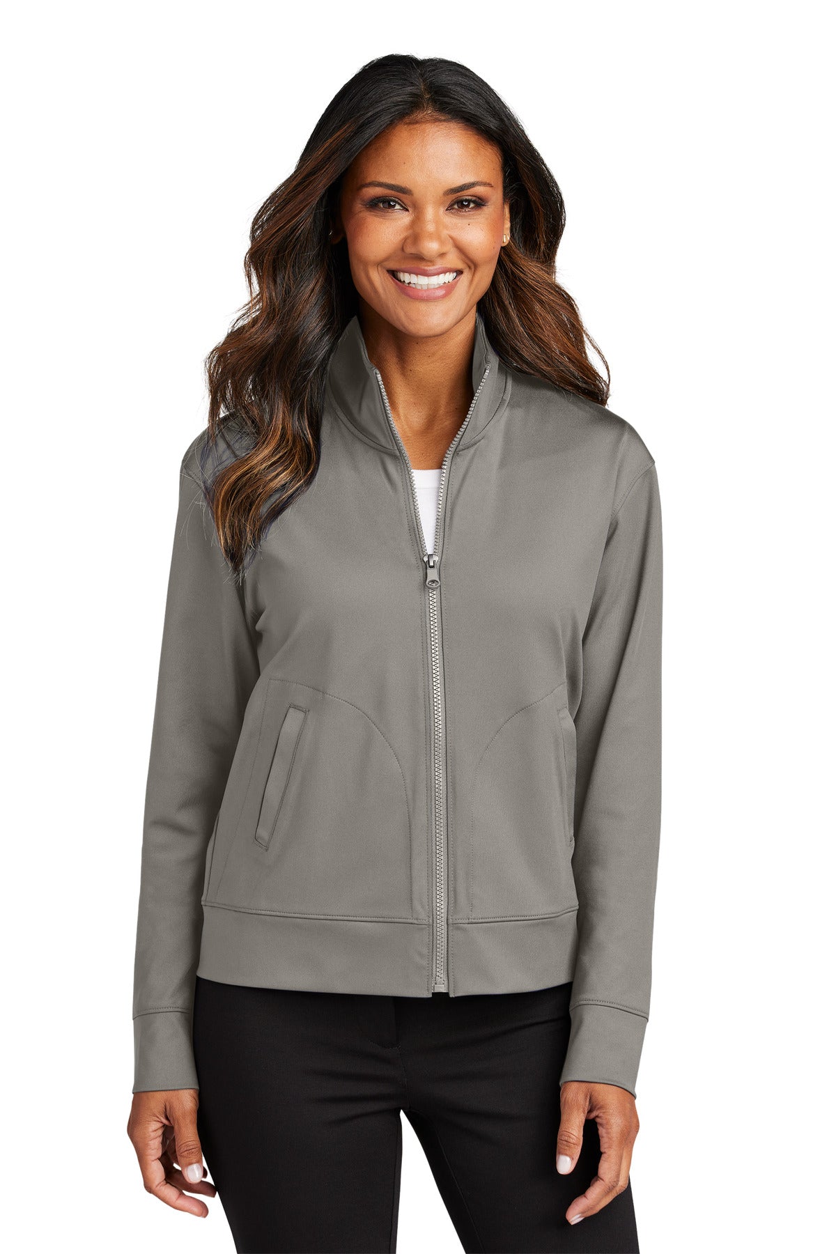 Port Authority LK881 Women's C-FREE Double Knit Full-Zip