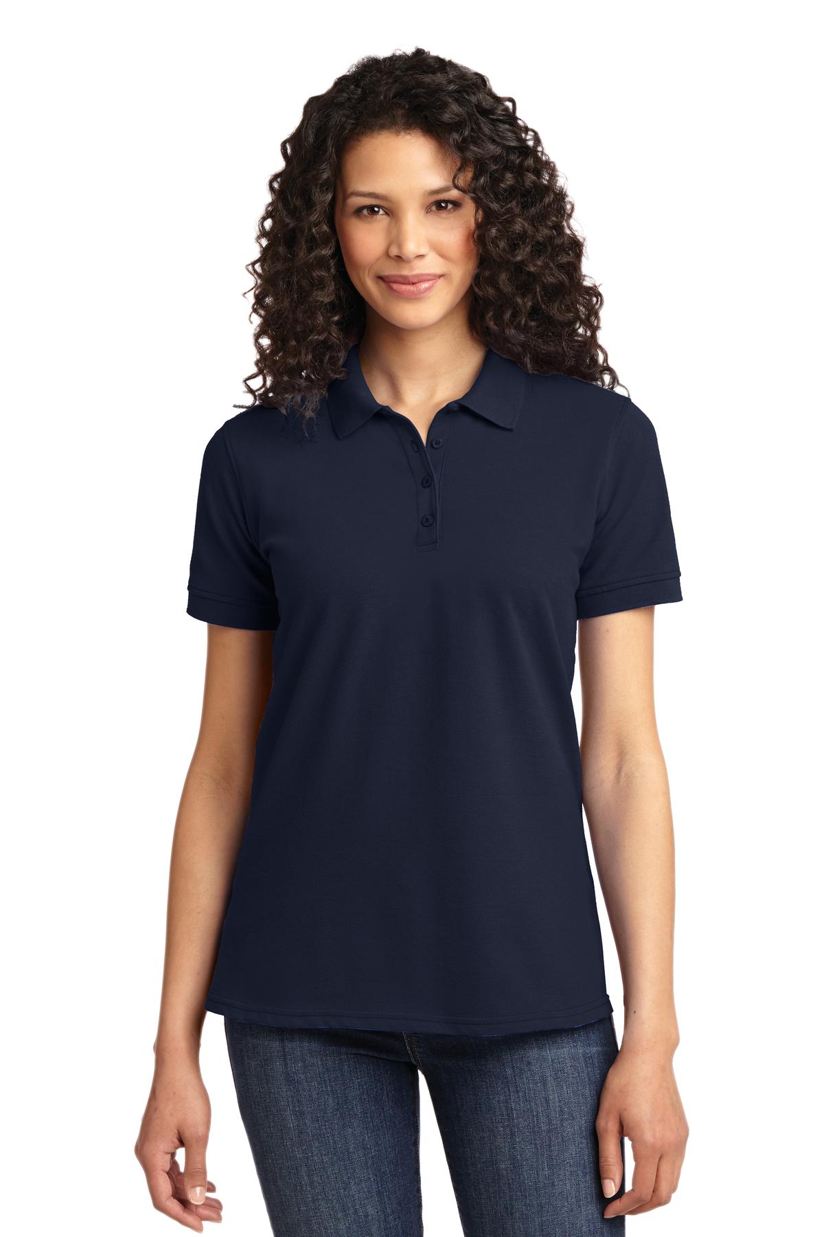 Port & Co ™ Women's Core Blend Pique Polo. LKP155 - Port & Company LKP155