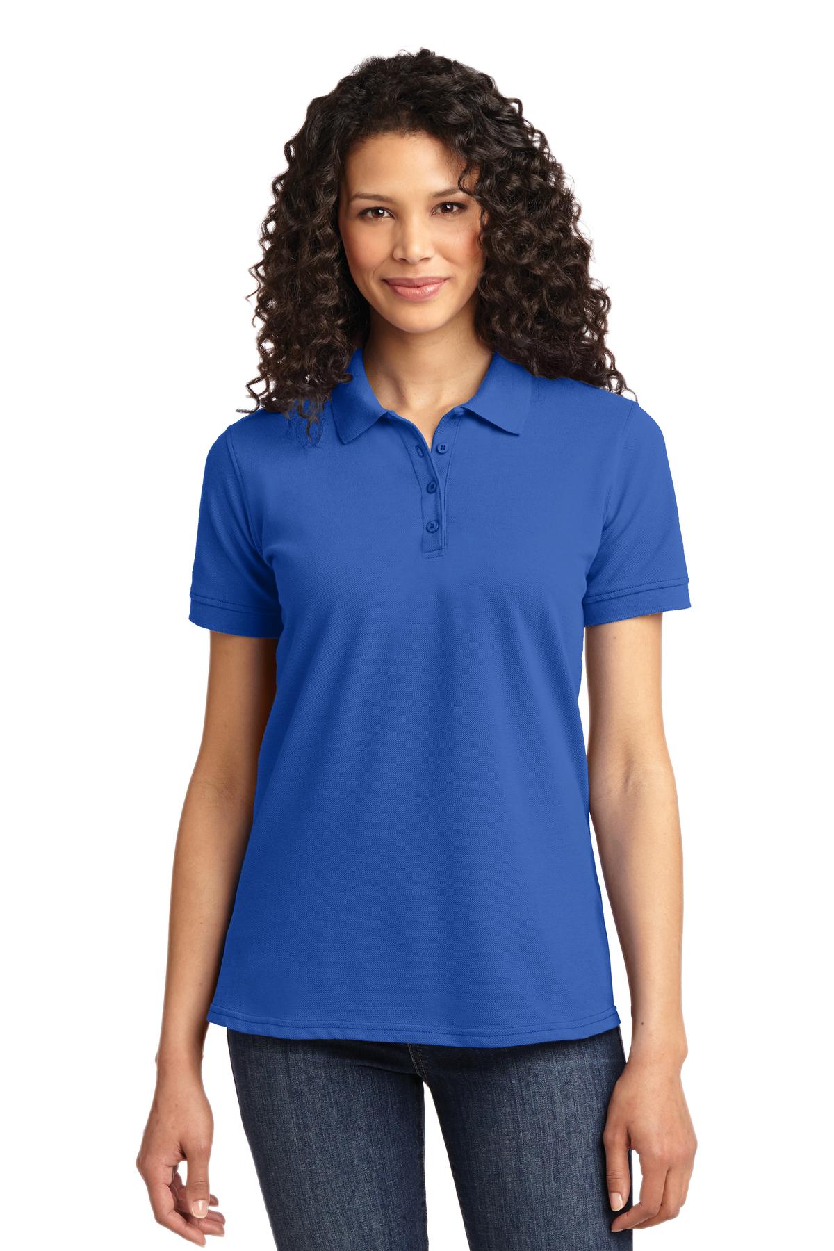 Port & Co ™ Women's Core Blend Pique Polo. LKP155 - Port & Company LKP155