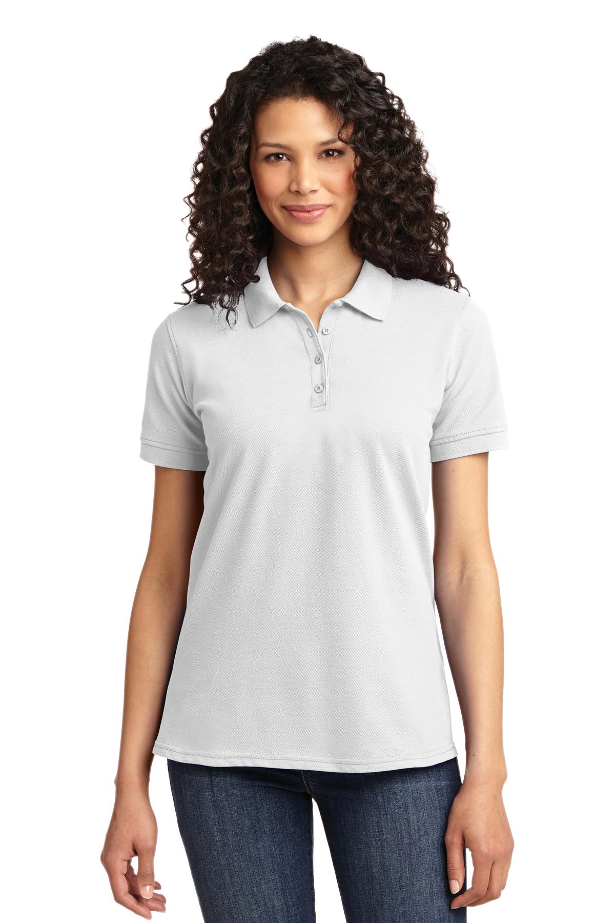 Port & Co ™ Women's Core Blend Pique Polo. LKP155 - Port & Company LKP155