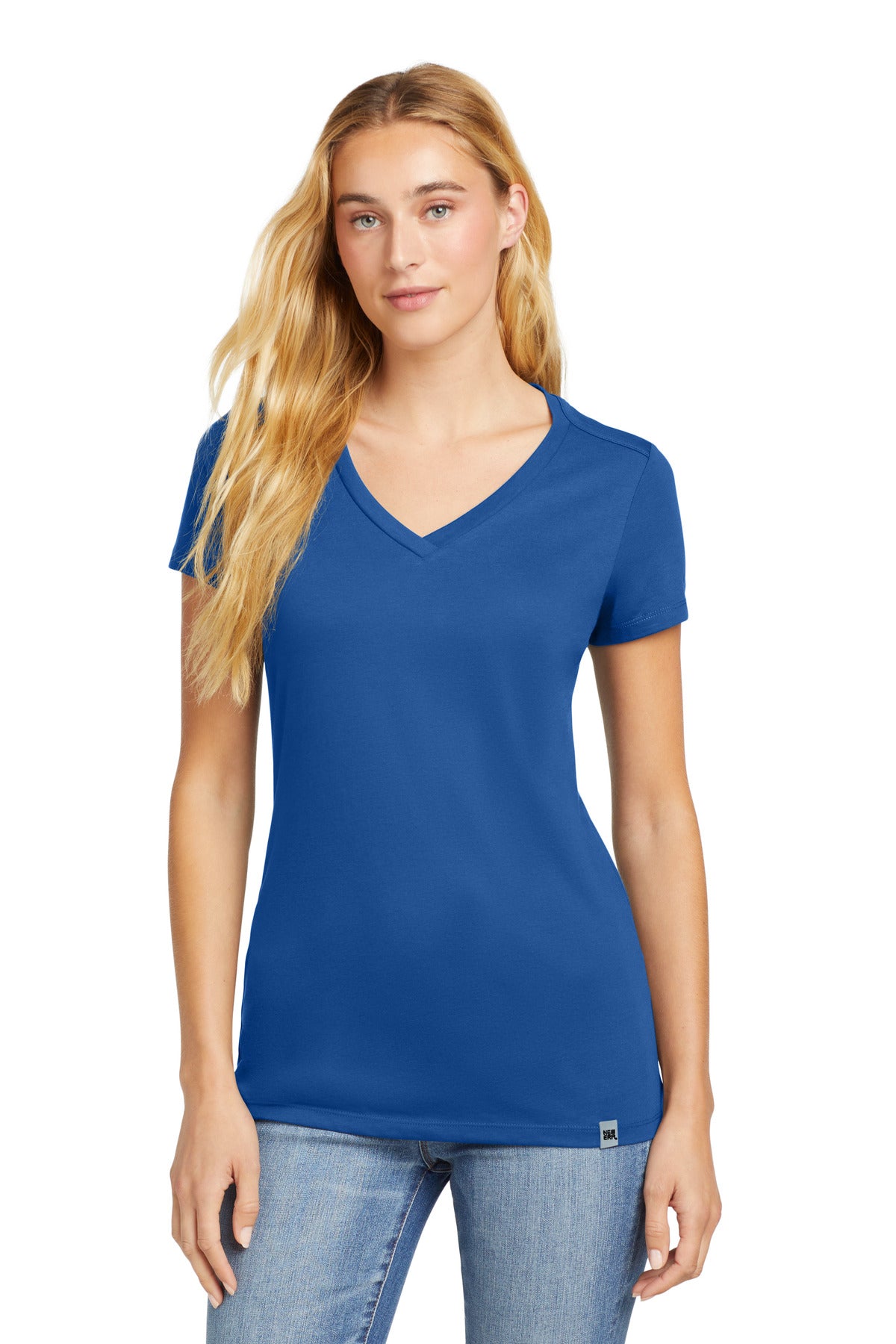 New Era LNEA101 Women's Heritage Blend V-Neck Tee
