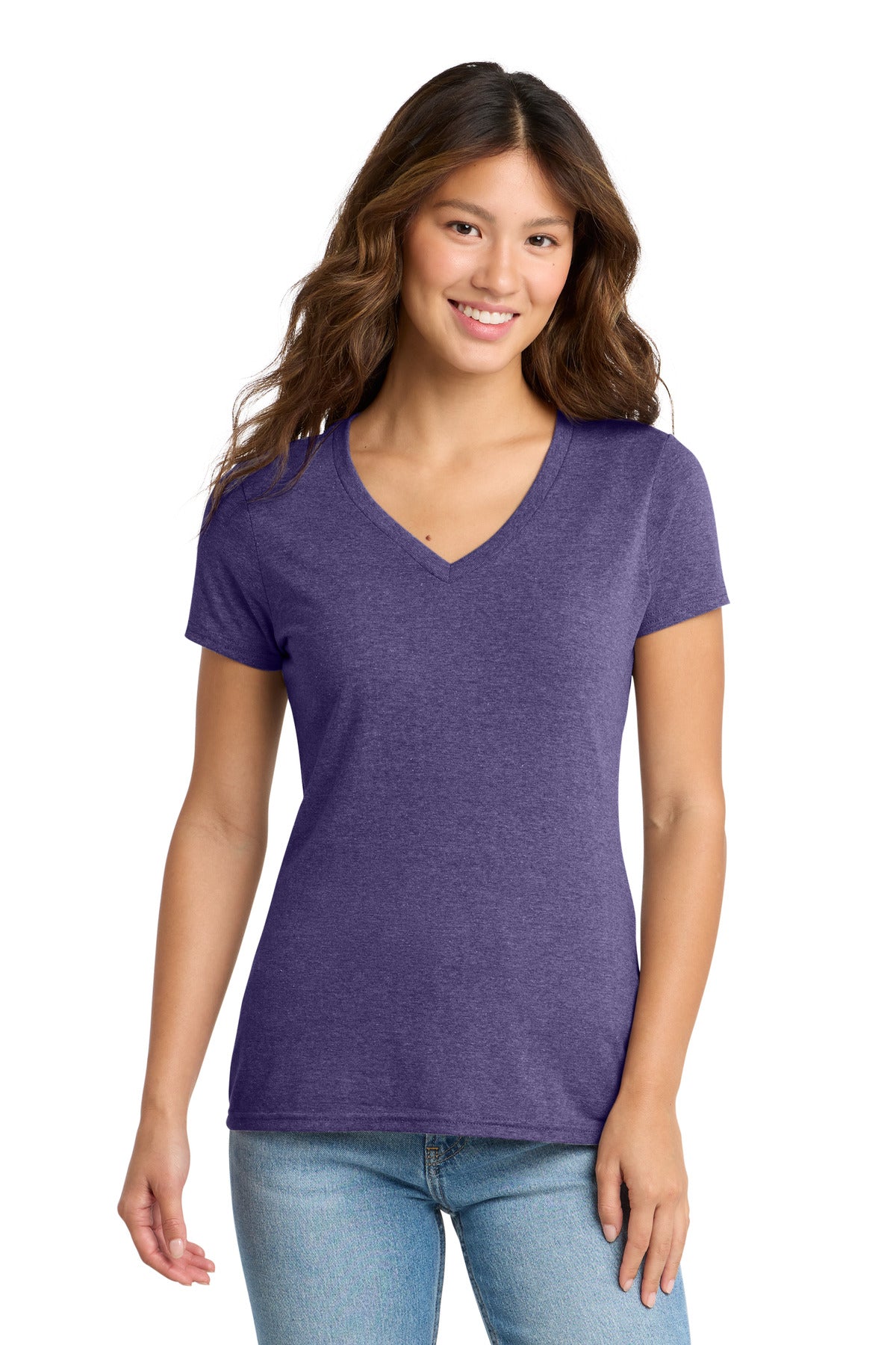 Port & Co ™ Women's Tri-Blend V-Neck Tee. LPC330V - Port & Co LPC330V