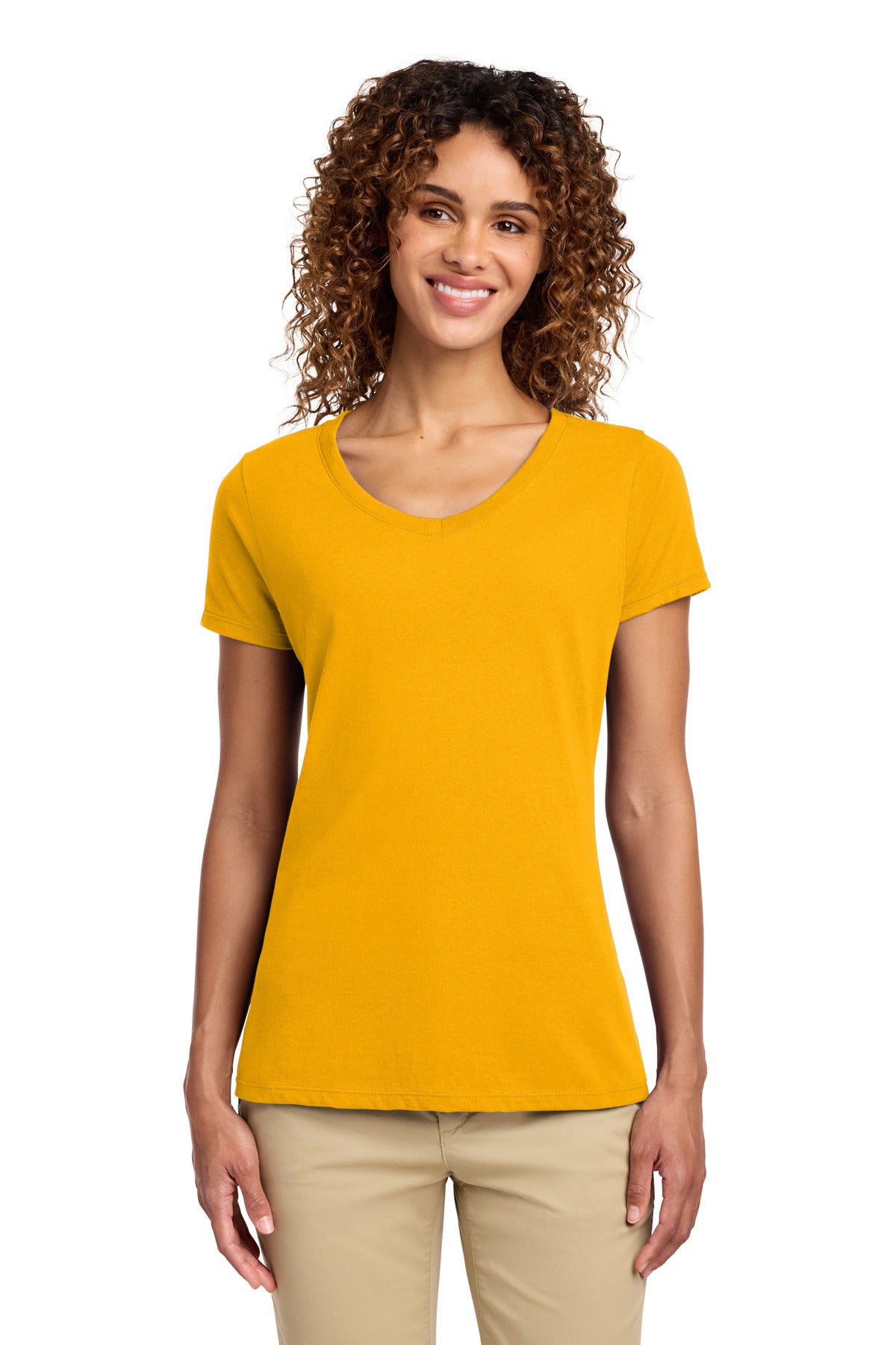 Port & Company LPC450V Women's Fan Favorite V-Neck Tee | Port & Co LPC450V