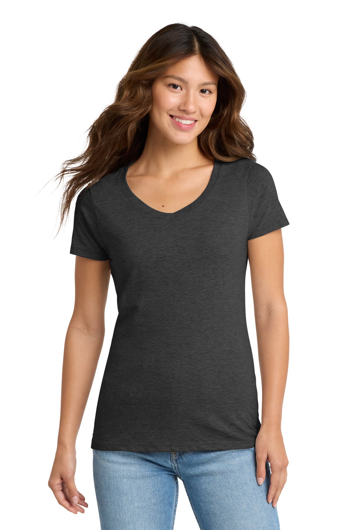 Port & Co ™ Women's Fan Favorite V-Neck Tee. LPC450V - Port & Company LPC450V