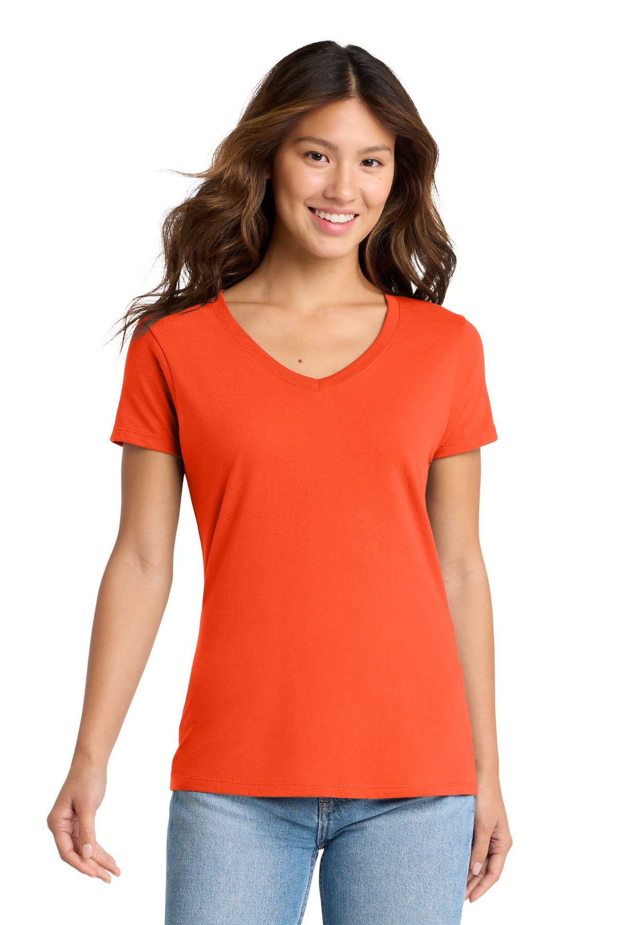 Port & Co ™ Women's Fan Favorite V-Neck Tee. LPC450V - Port & Co LPC450V
