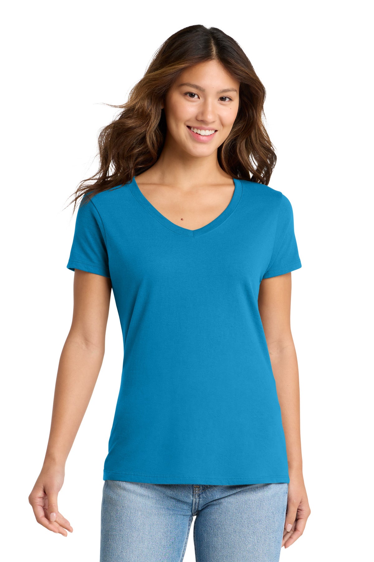Port & Co ™ Women's Fan Favorite V-Neck Tee. LPC450V - Port & Co LPC450V