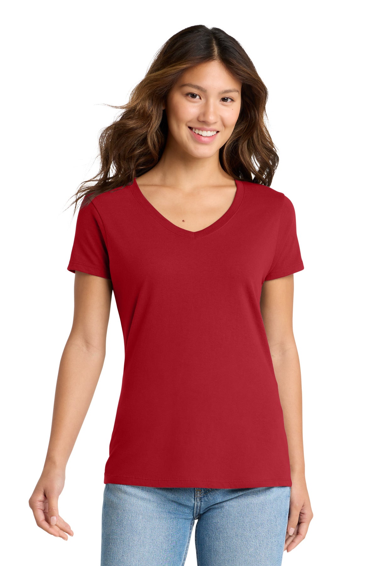 Port & Co ™ Women's Fan Favorite V-Neck Tee. LPC450V - Port & Company LPC450V