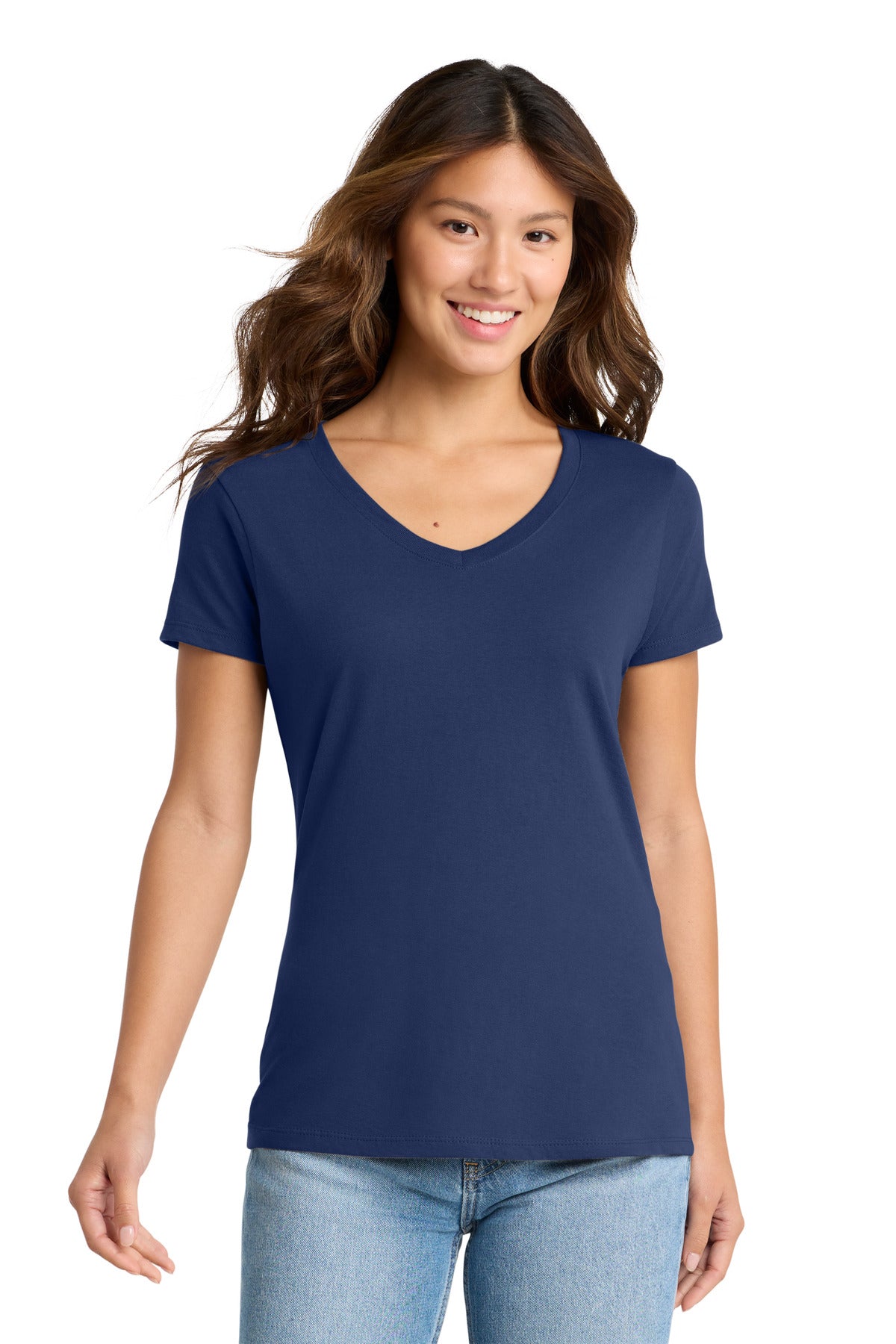 Port & Co ™ Women's Fan Favorite V-Neck Tee. LPC450V - Port & Company LPC450V