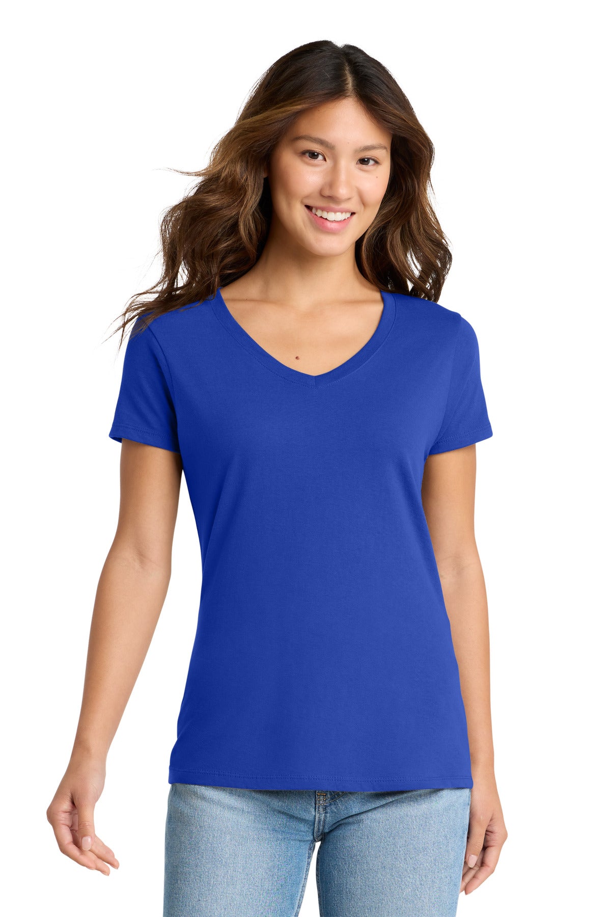 Port & Co ™ Women's Fan Favorite V-Neck Tee. LPC450V - Port & Co LPC450V