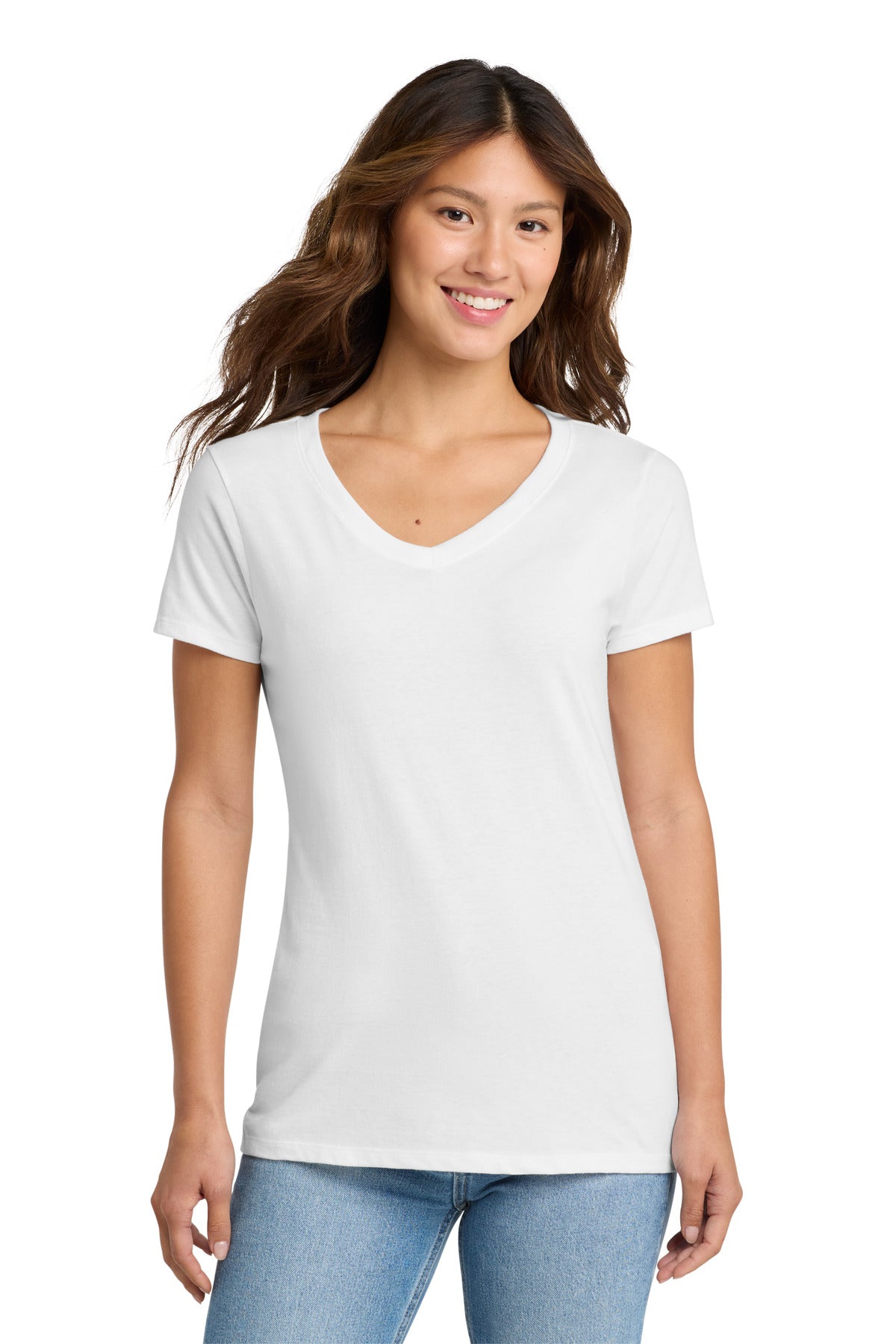 Port & Co ™ Women's Fan Favorite V-Neck Tee. LPC450V - Port & Company LPC450V