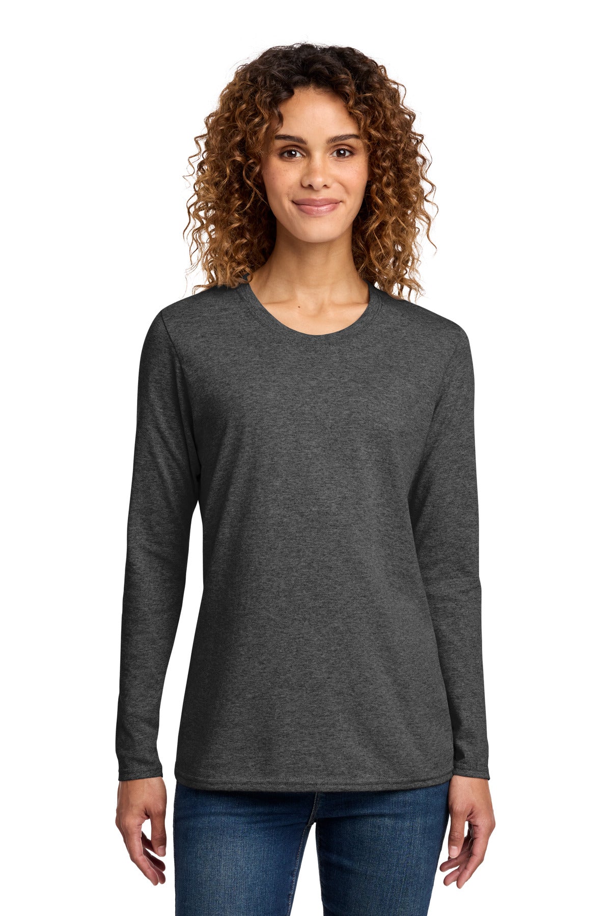 Port & Company LPC54LS Women's Long Sleeve Core Cotton Tee | Port & Co LPC54LS