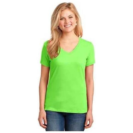 Joe's USA Ladies 5.4-oz 100% Cotton V-Neck T-Shirt Joe's USA