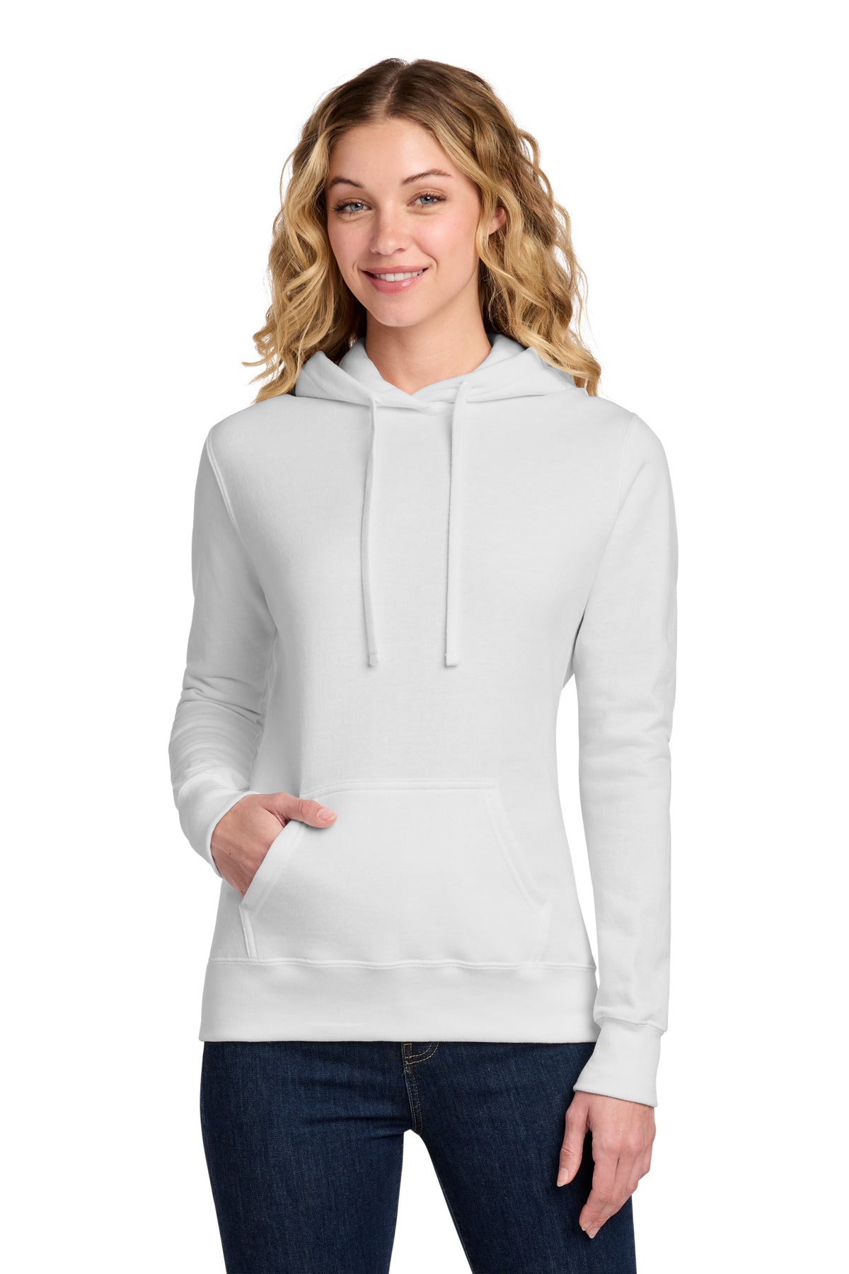 Port & Co ™ Women's Core Fleece Pullover Hooded Sweatshirt LPC78H - Port & Co LPC78H