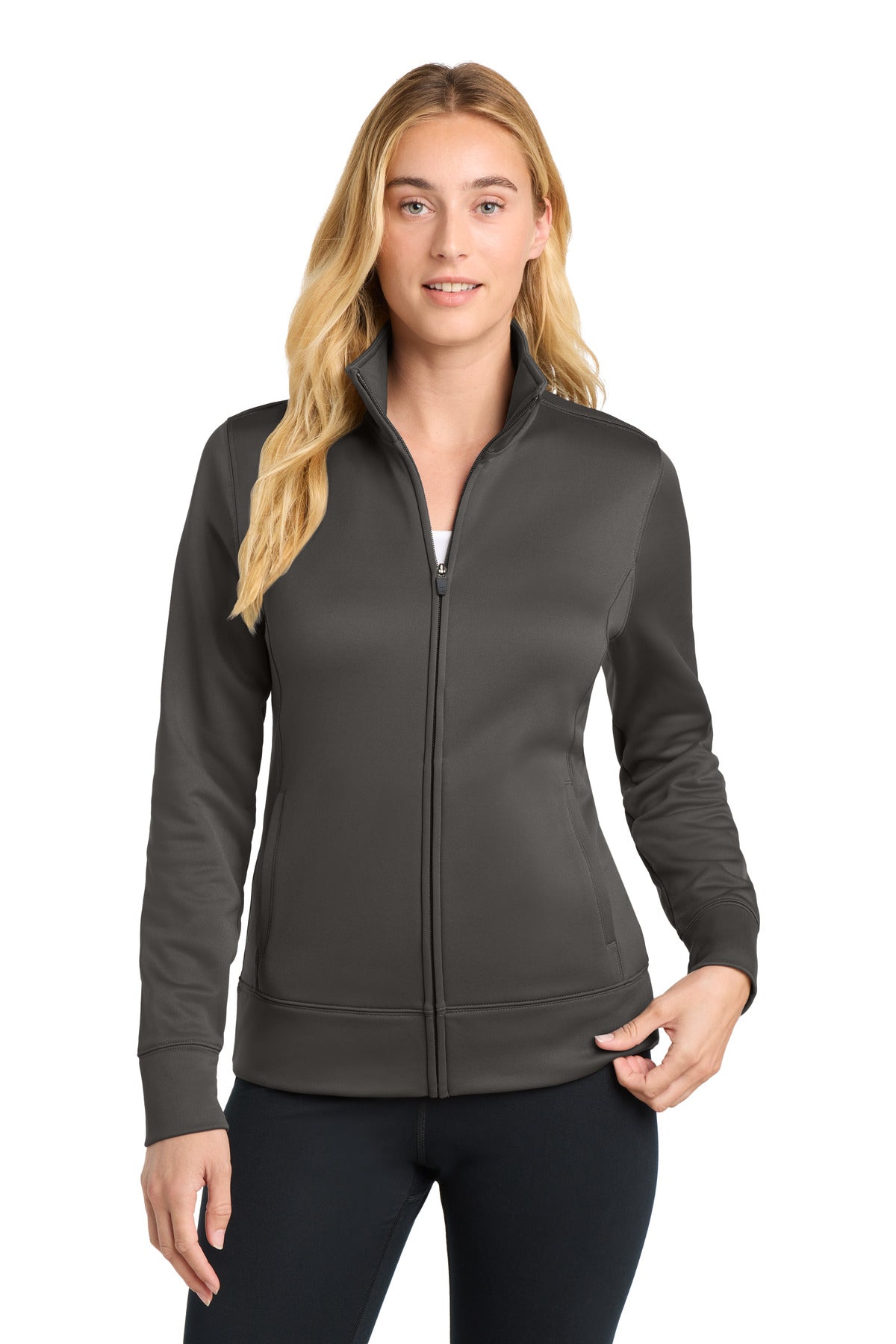 Sport-Tek ® Women's Sport-Wick ® Fleece Full-Zip Jacket. LST241 - Sport-Tek LST241