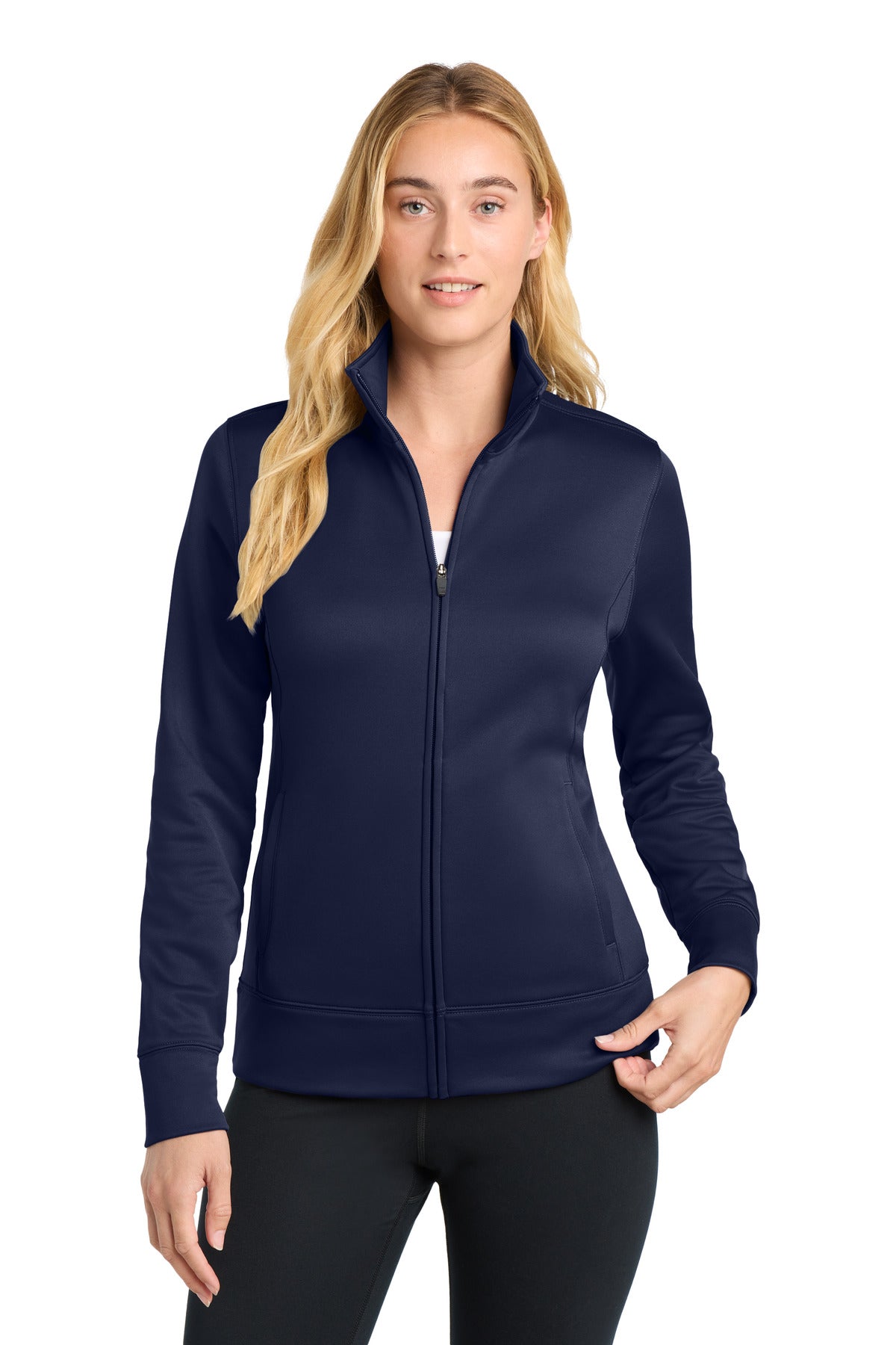 Sport-Tek ® Women's Sport-Wick ® Fleece Full-Zip Jacket. LST241 - Sport-Tek LST241