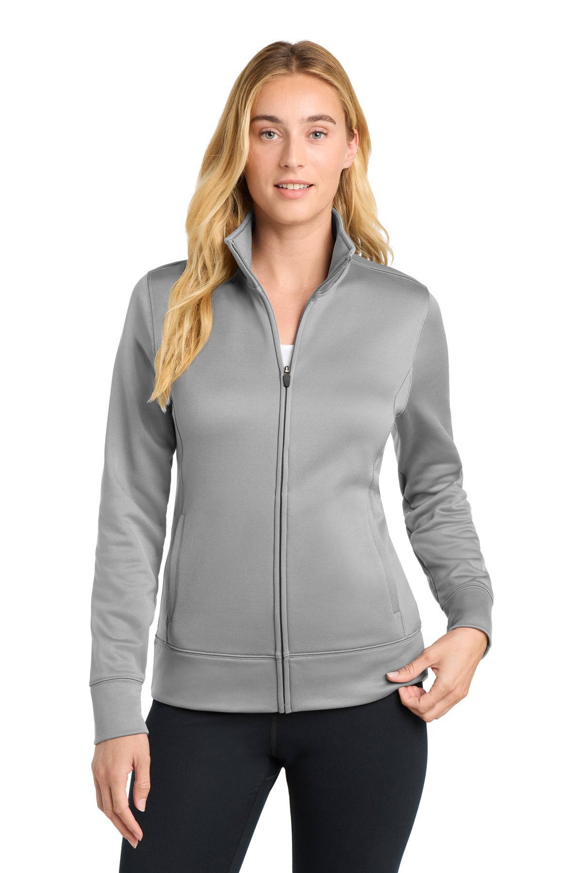 Sport-Tek ® Women's Sport-Wick ® Fleece Full-Zip Jacket. LST241 - Sport-Tek LST241