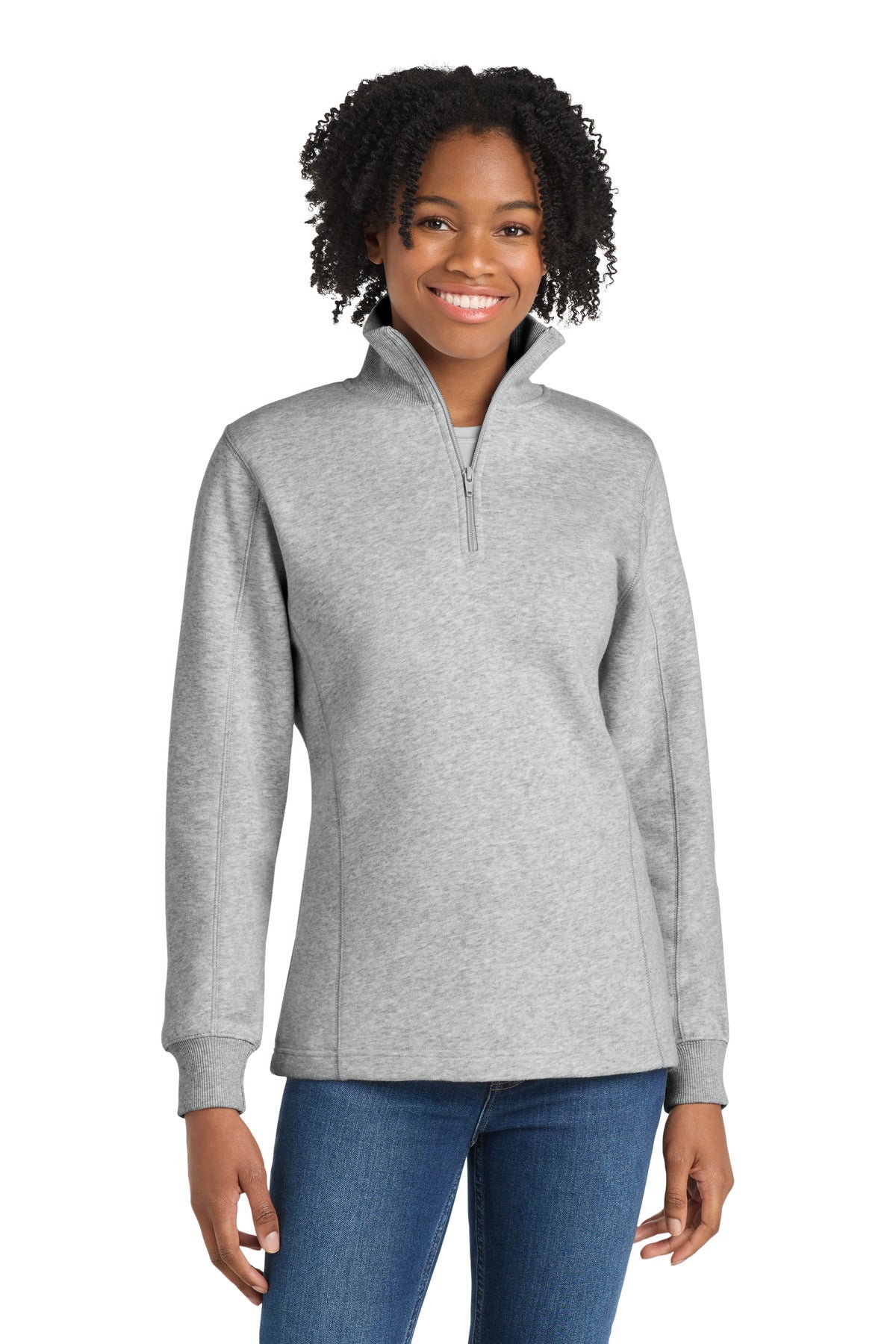 Sport-Tek ® Women's 1/4-Zip Sweatshirt. LST253 - Sport-Tek LST253