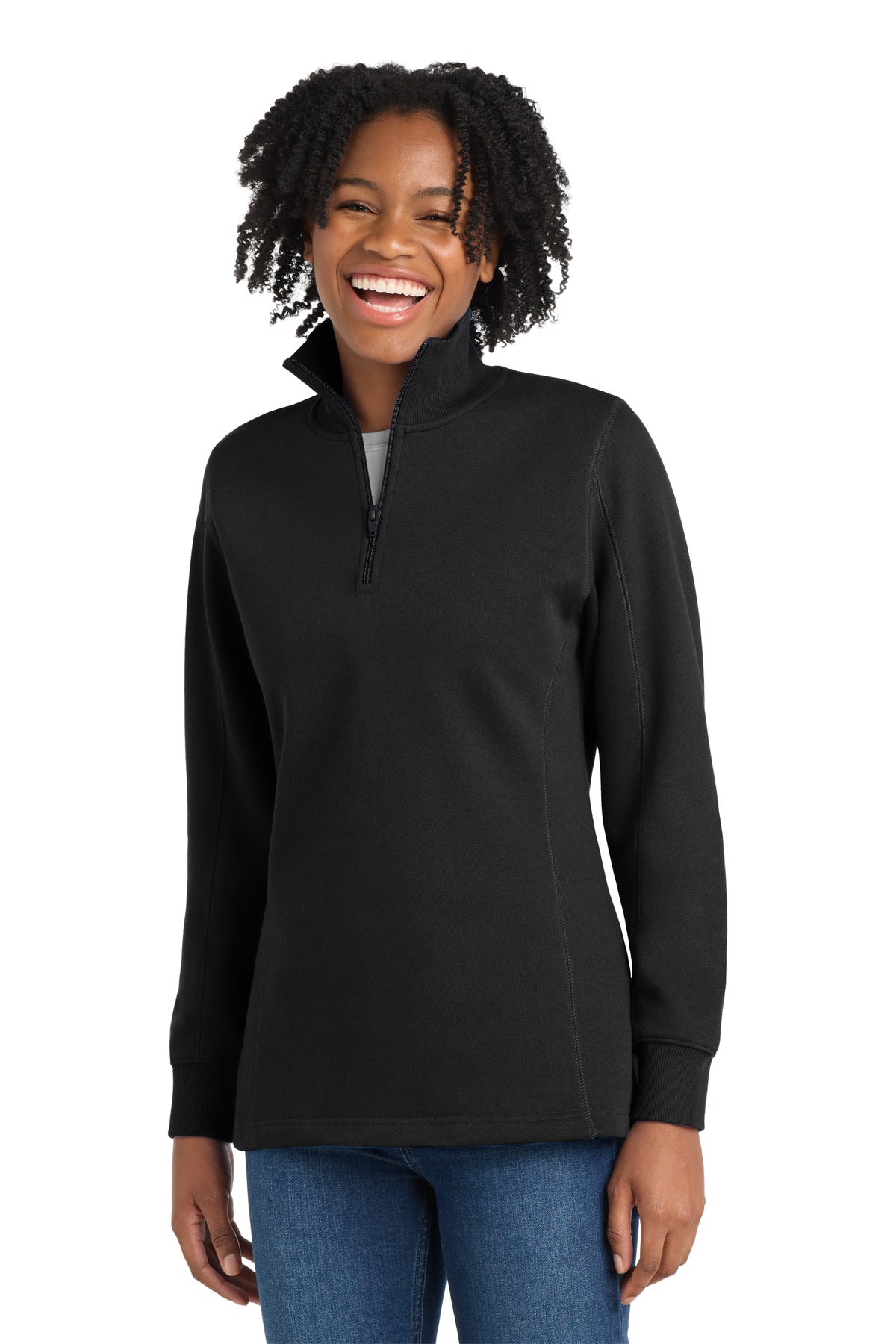 Sport-Tek ® Women's 1/4-Zip Sweatshirt. LST253 - Sport-Tek LST253