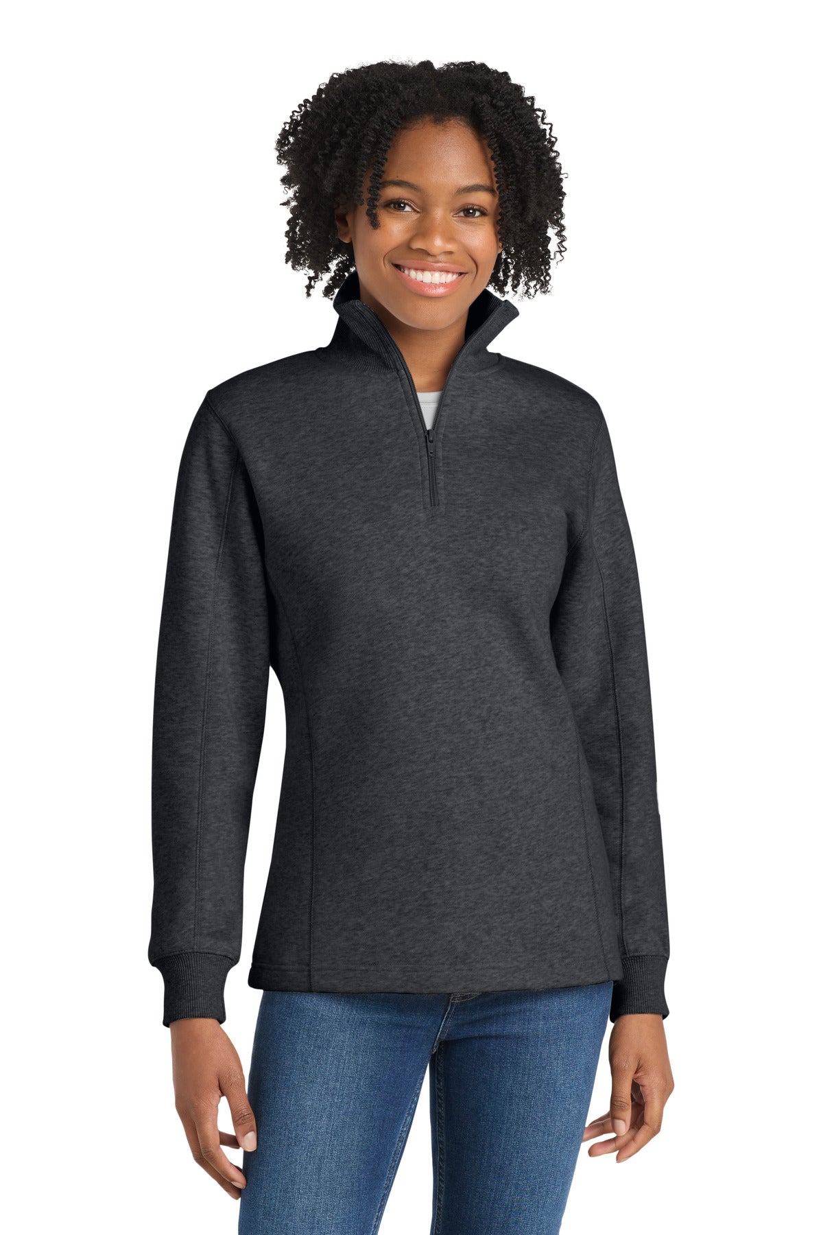 Sport-Tek ® Women's 1/4-Zip Sweatshirt. LST253 - Sport-Tek LST253