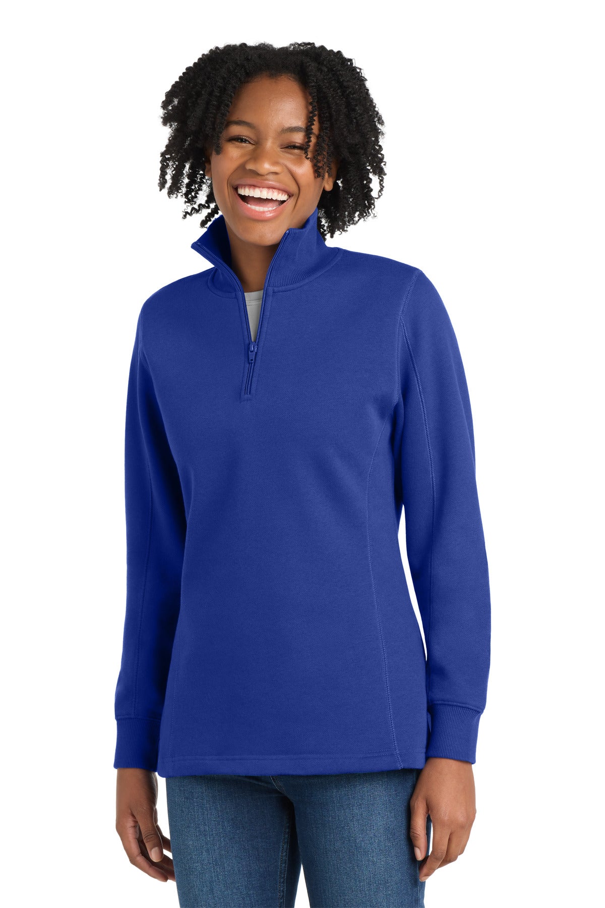 Sport-Tek ® Women's 1/4-Zip Sweatshirt. LST253 - Sport-Tek LST253