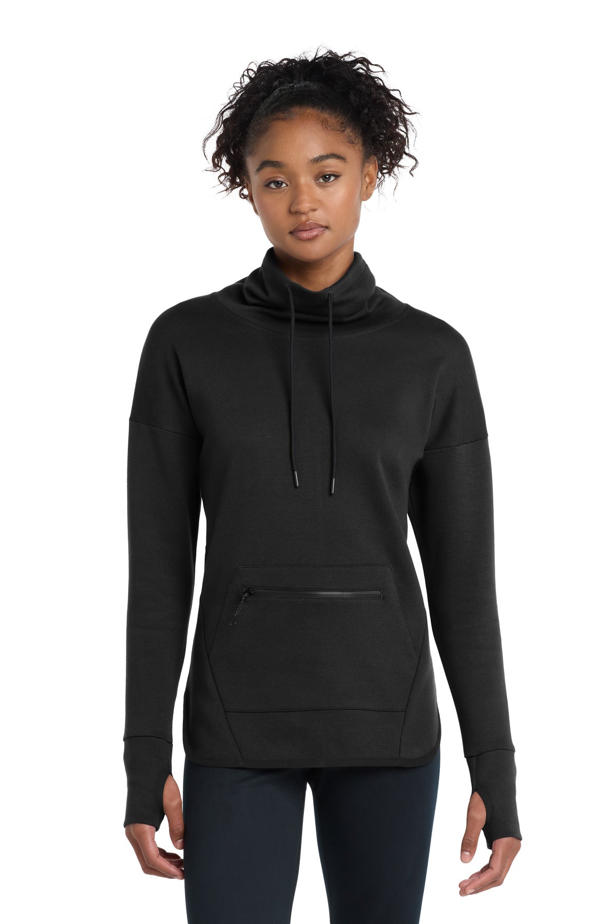 Sport-Tek LST280 Women's Triumph Cowl Neck Pullover