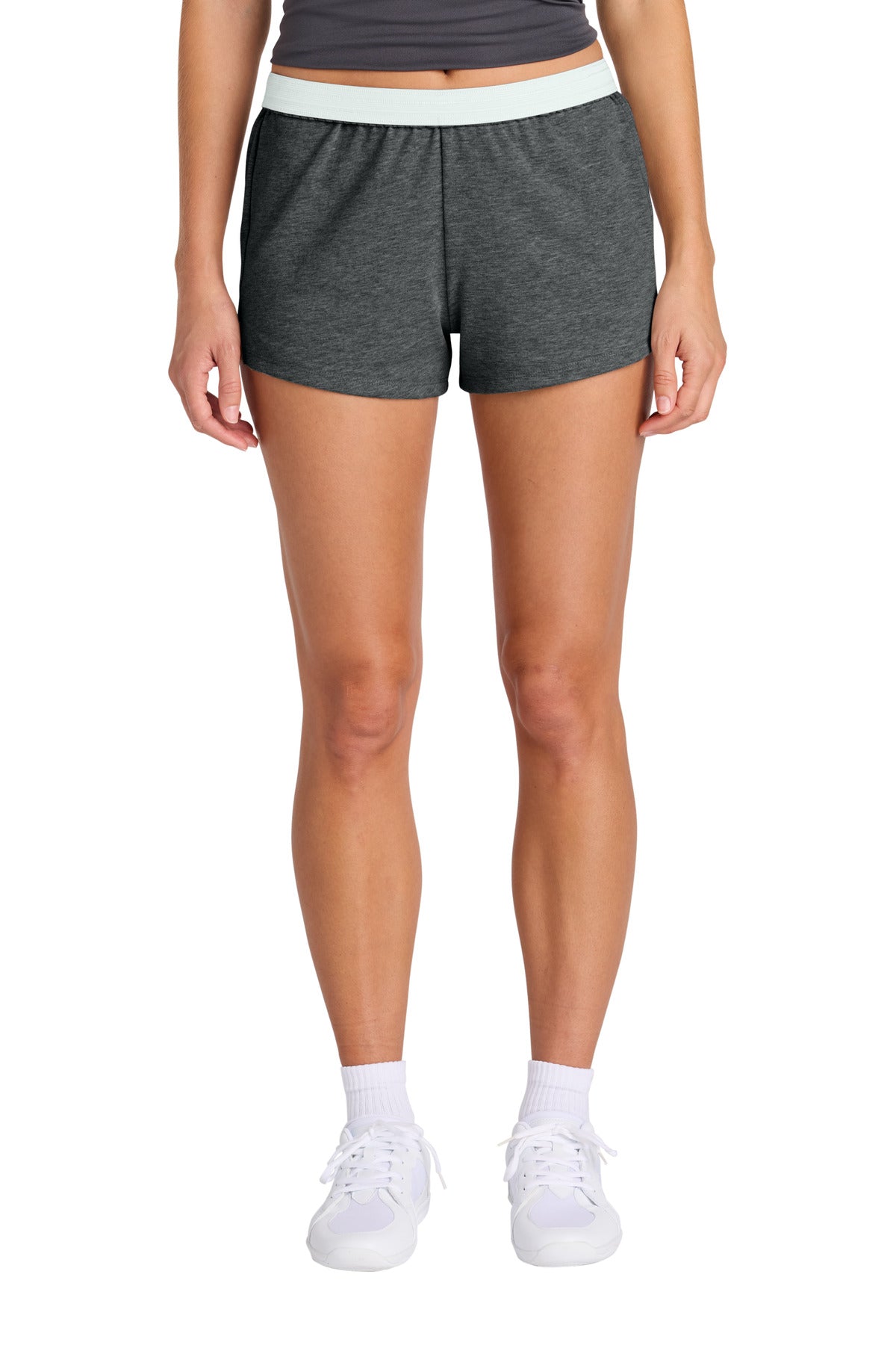 Sport-Tek LST311 Women's Jersey Knit Squad Short Wholesale Blank Apparel
