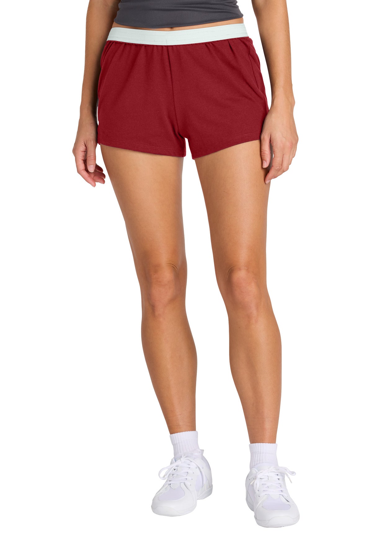 Sport-Tek LST311 Women's Jersey Knit Squad Short Wholesale Blank Apparel